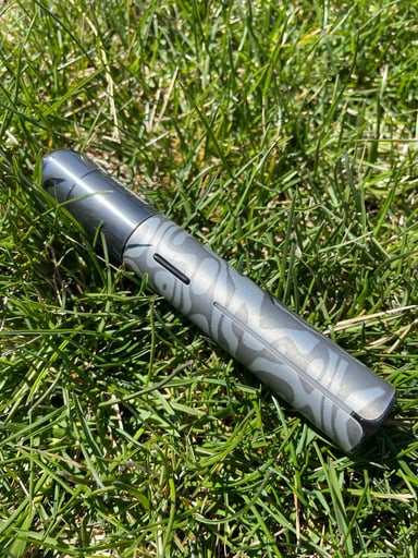 Preview pic of Puffco x Palmers Powders Puffco Pivot -Beskar Steel