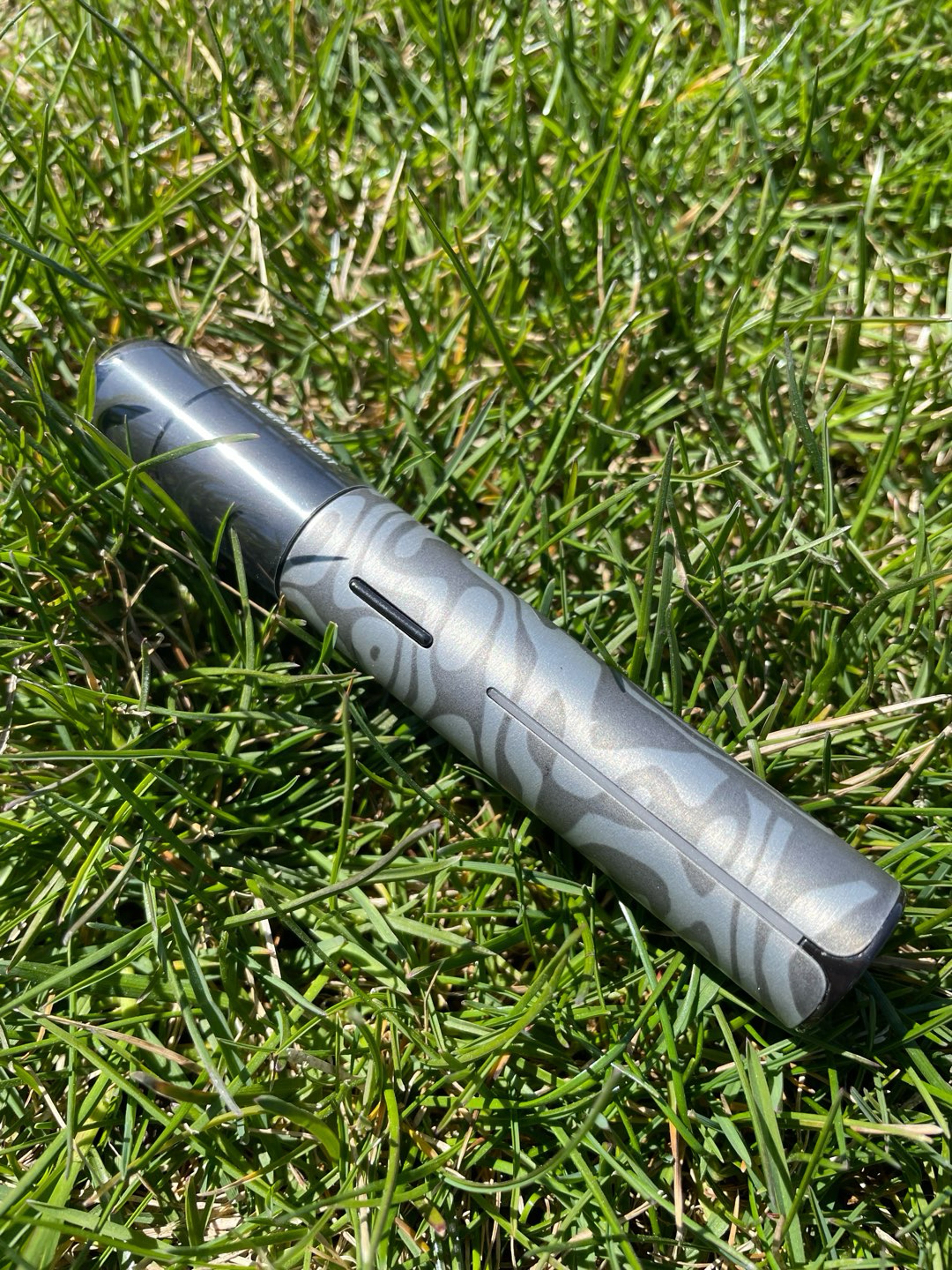 Preview pic of Puffco x Palmers Powders Puffco Pivot -Beskar Steel