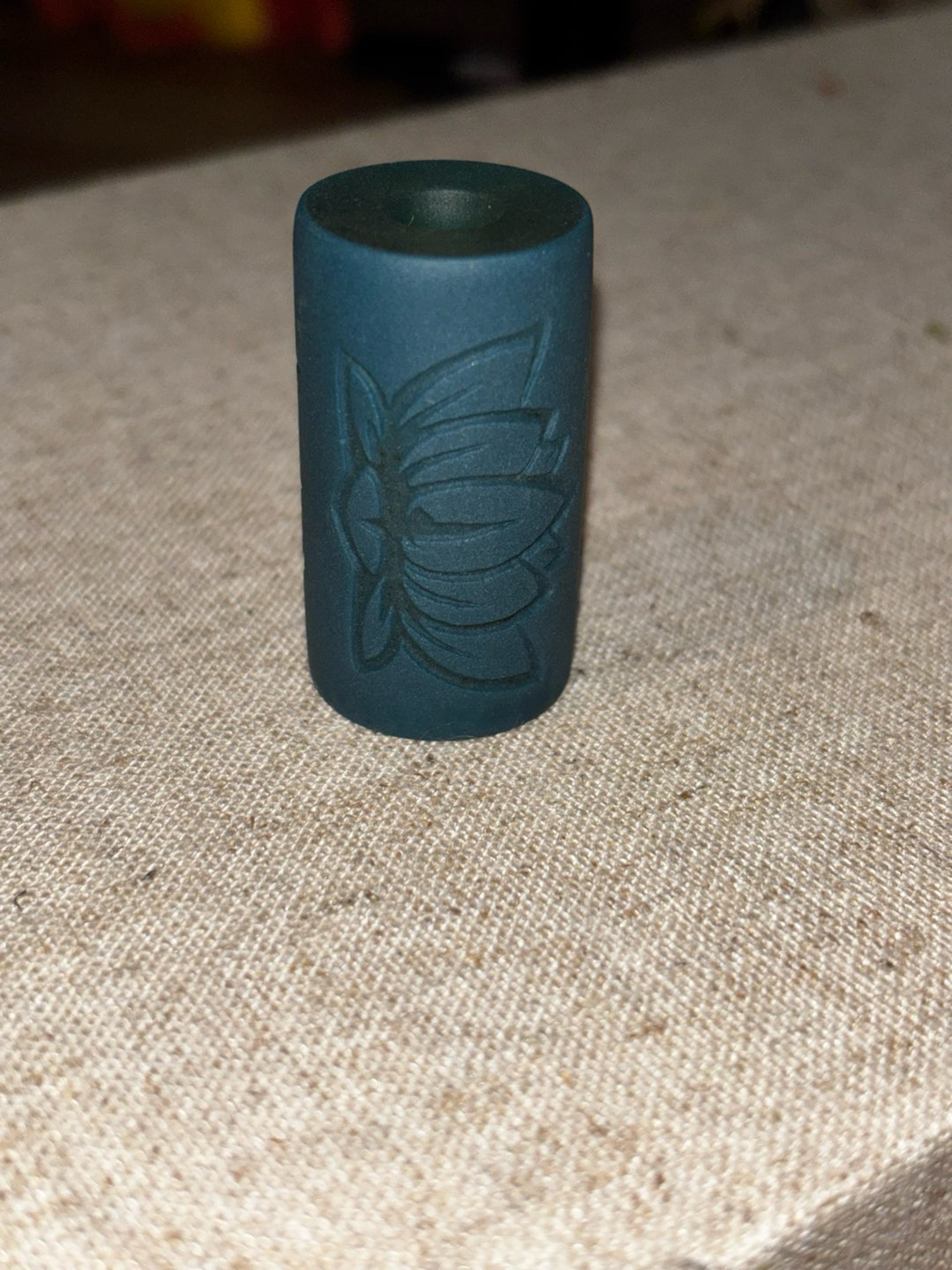 Preview pic of Creep Glass sandblasted bead/pendant