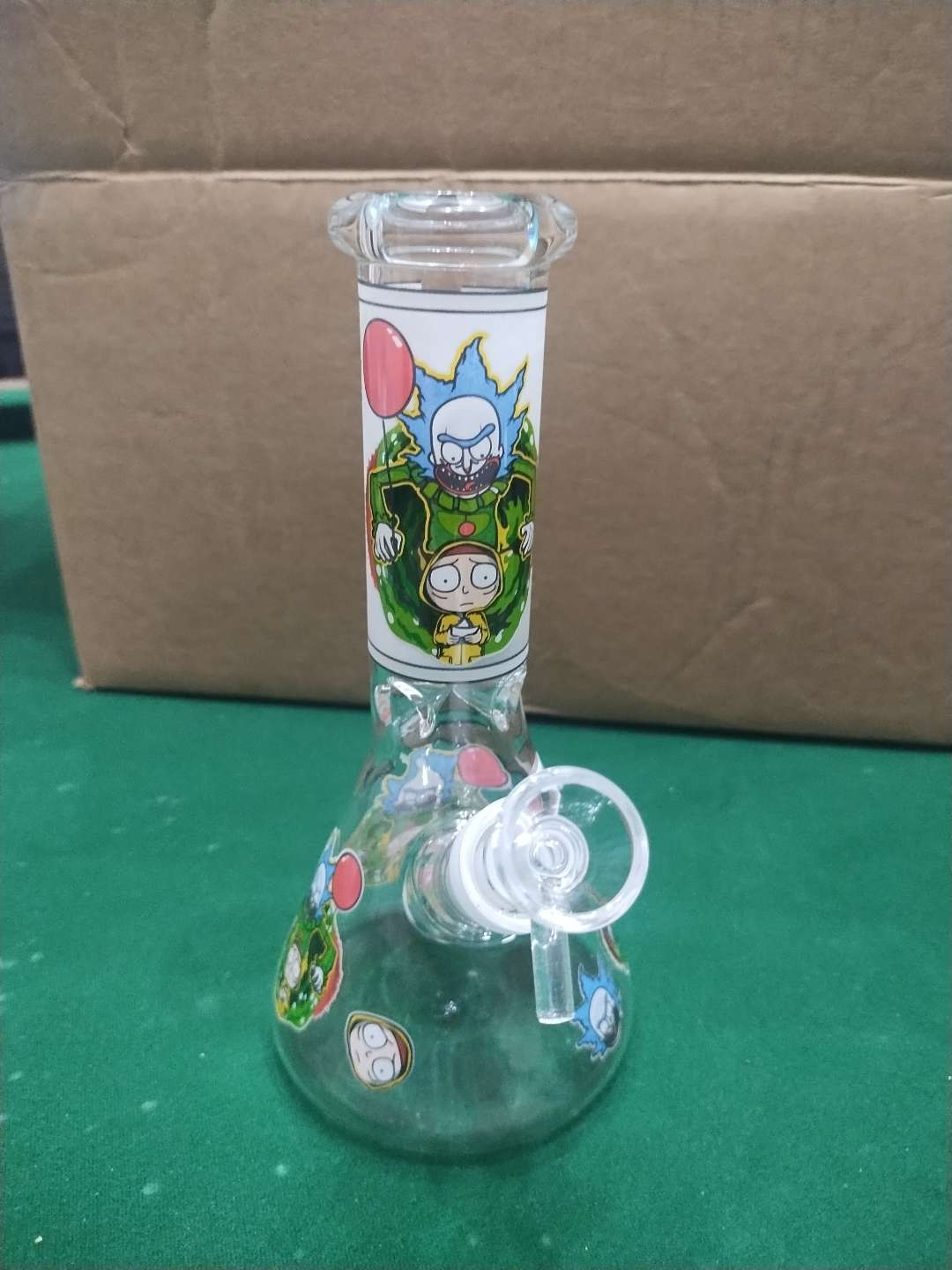 Preview pic of IT style Rick and Morty beaker
