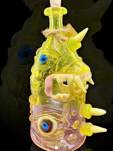Preview pic of PIRATT GLASS - 2017 XL SOUL JAR w/ PENDANT - FULL UV