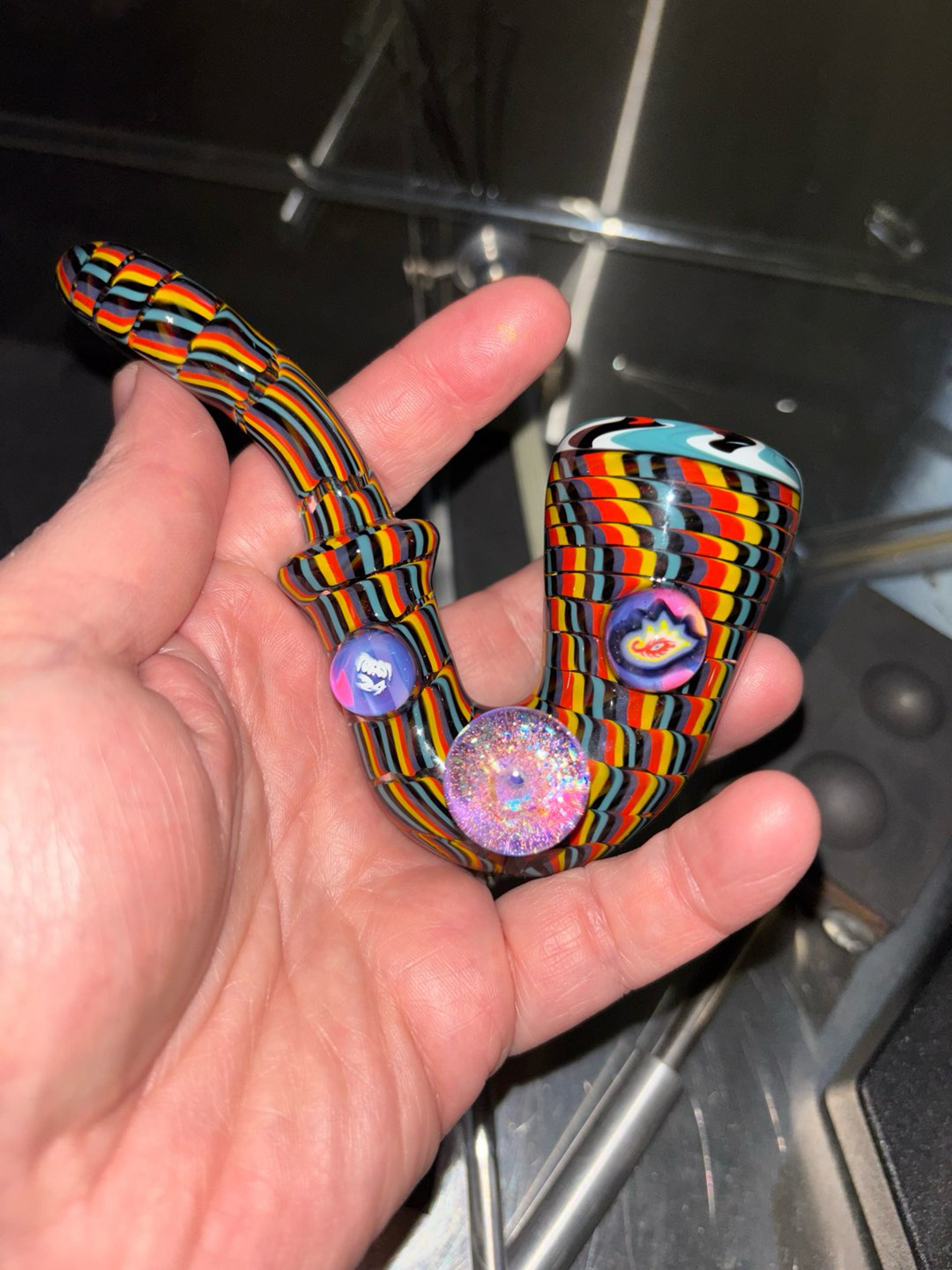 Preview pic of T0ast toast glass Sherlock.