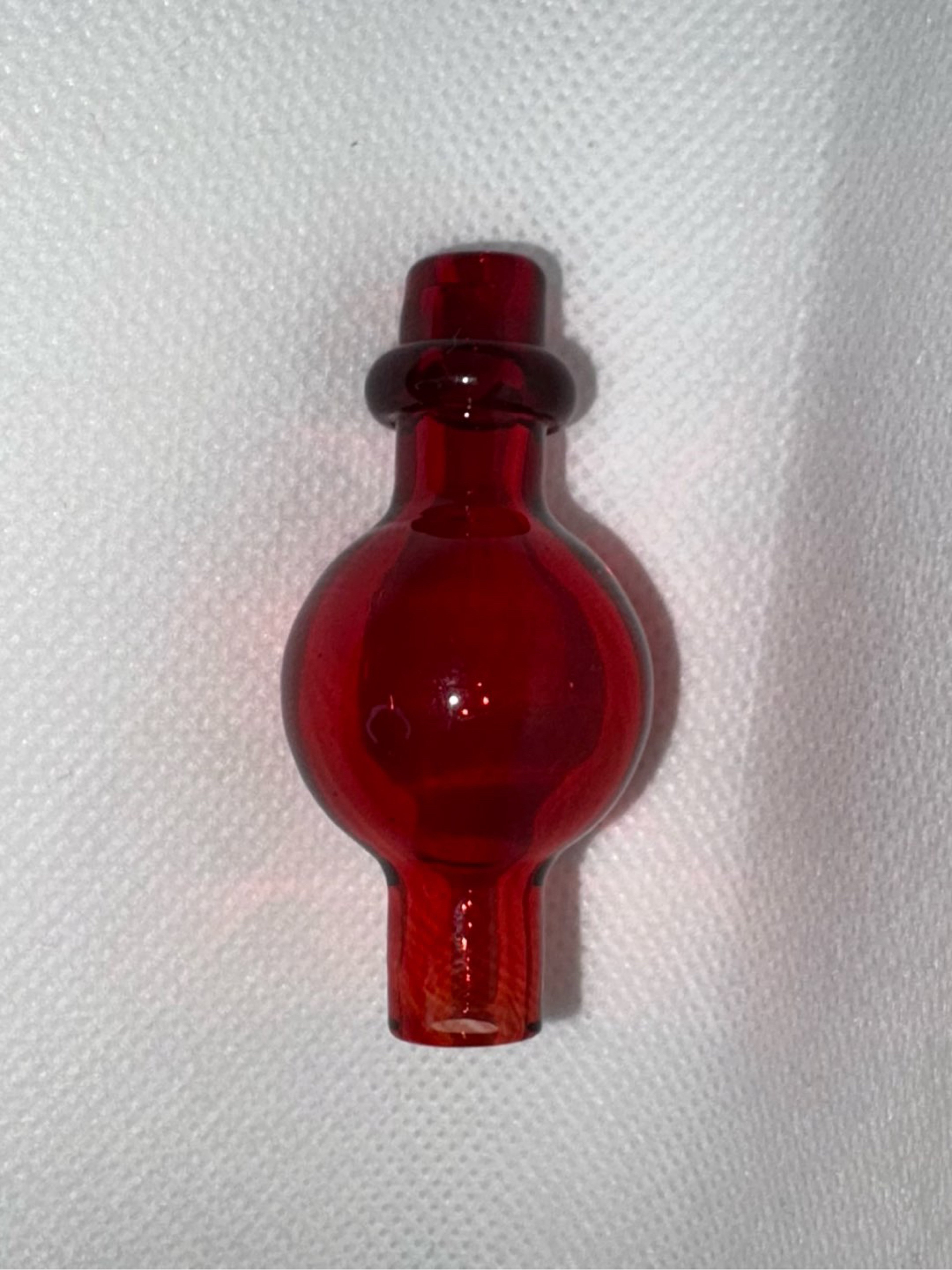 Preview pic of Greek Glass/Biao T Red Elvis Carb Cap New