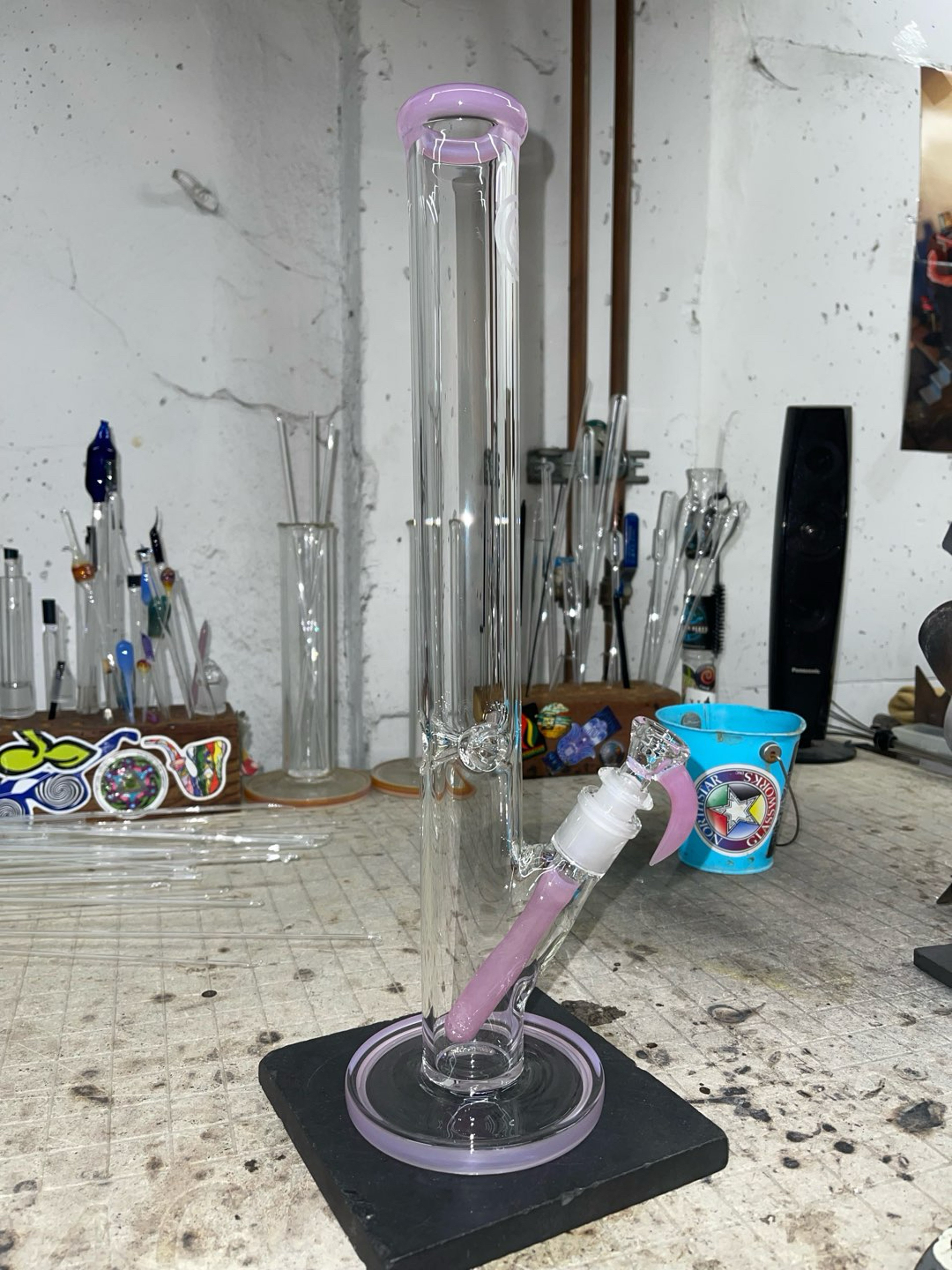 Preview pic of 16”x44, 2 holes slide, pastel voodoo cfl color