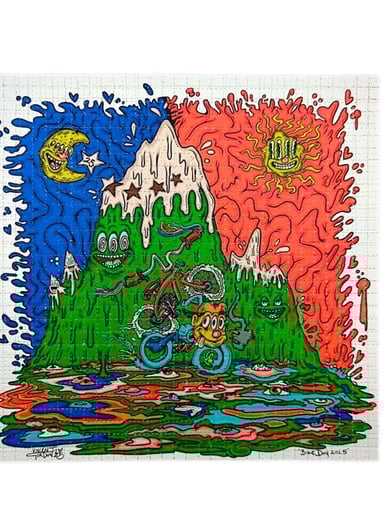 Preview pic of Vincent Gordon “Bike Day 2025” Blotter Print