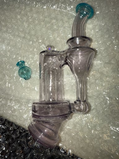 Preview pic of Puffco RBR Opal Peak Attachment + Ball Cap (Full Color ) Elevar Glass