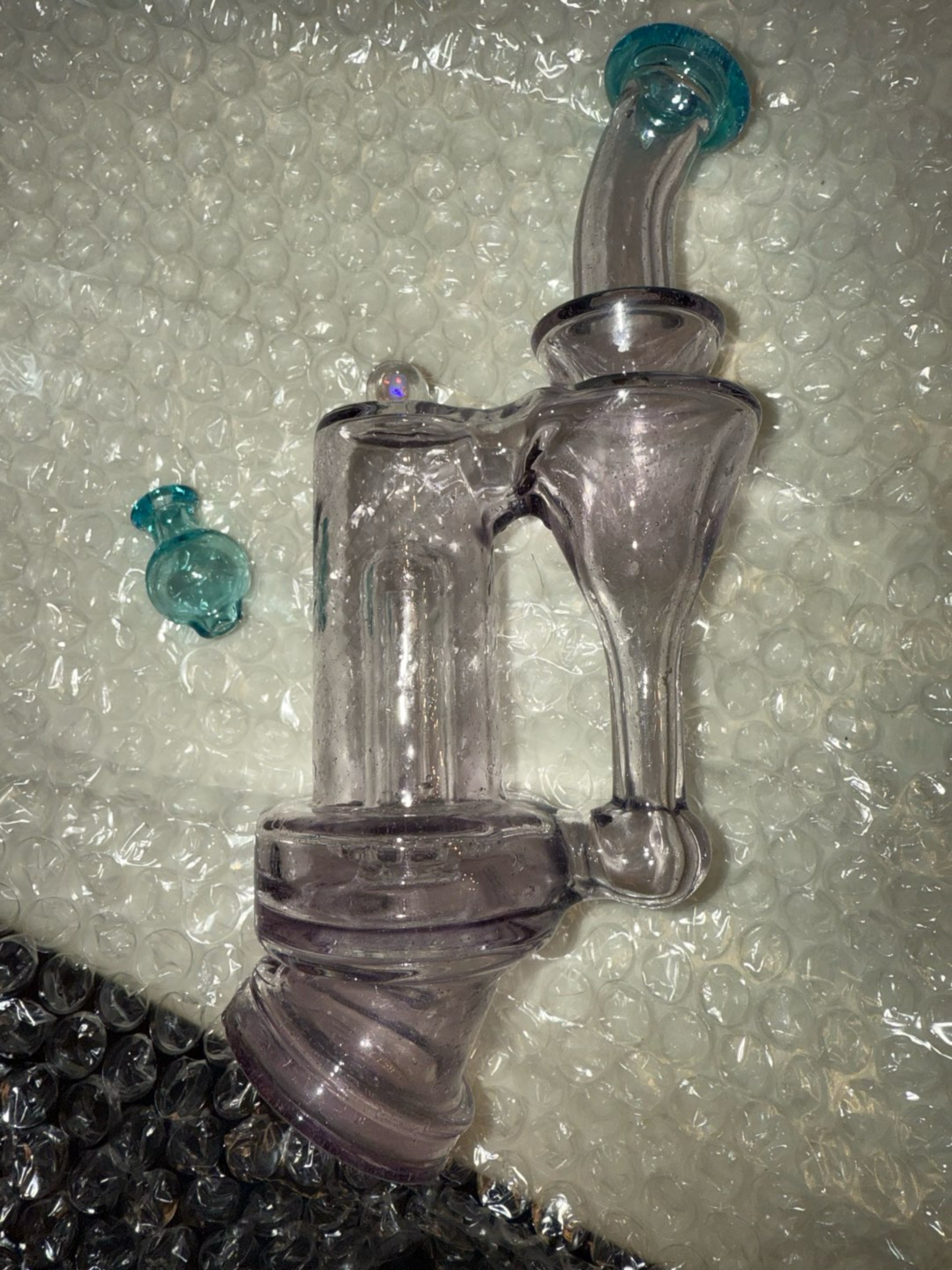 Preview pic of Puffco RBR Opal Peak Attachment + Ball Cap (Full Color ) Elevar Glass
