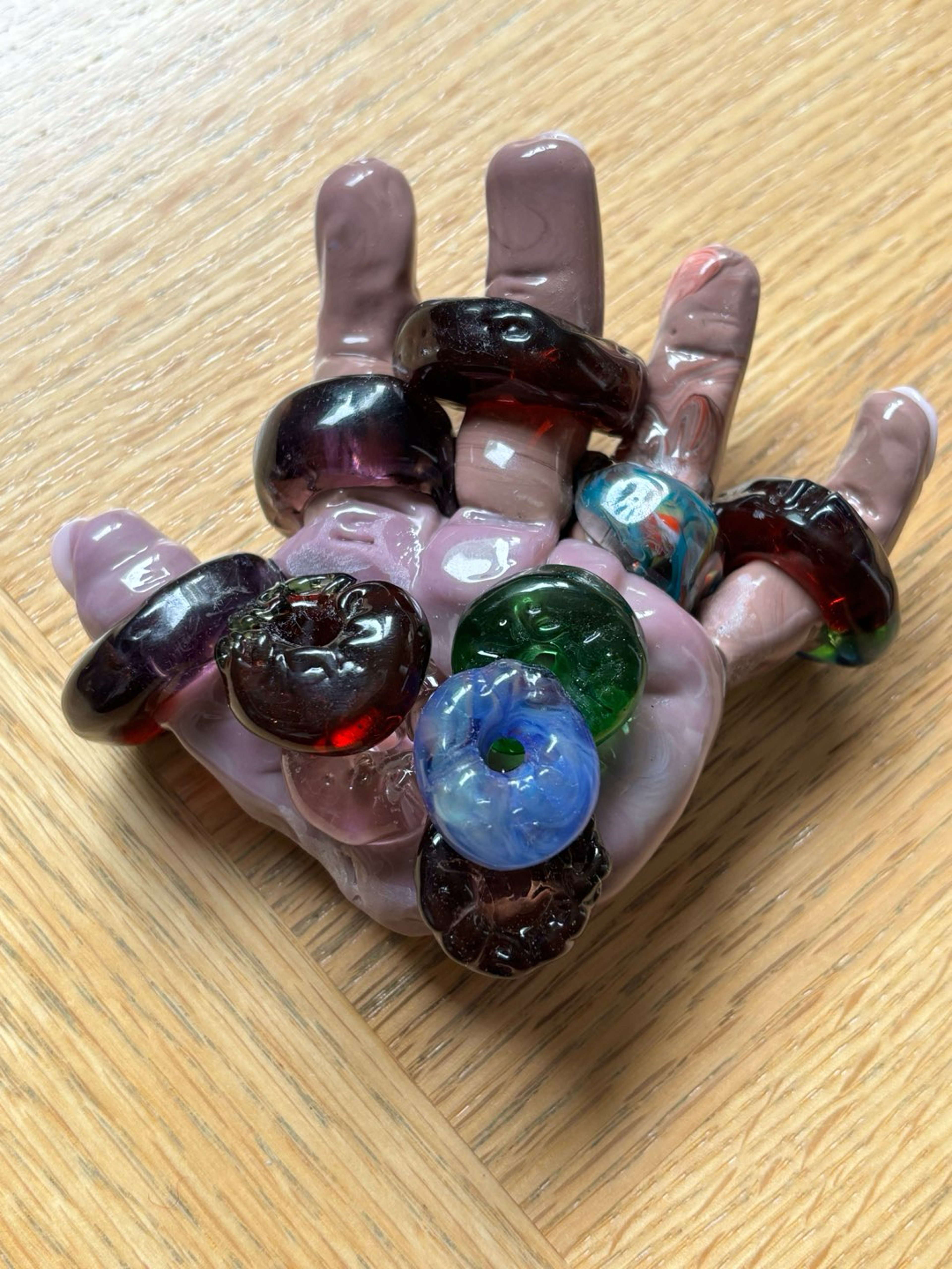 Preview pic of Candy fingers Hand Sculpture