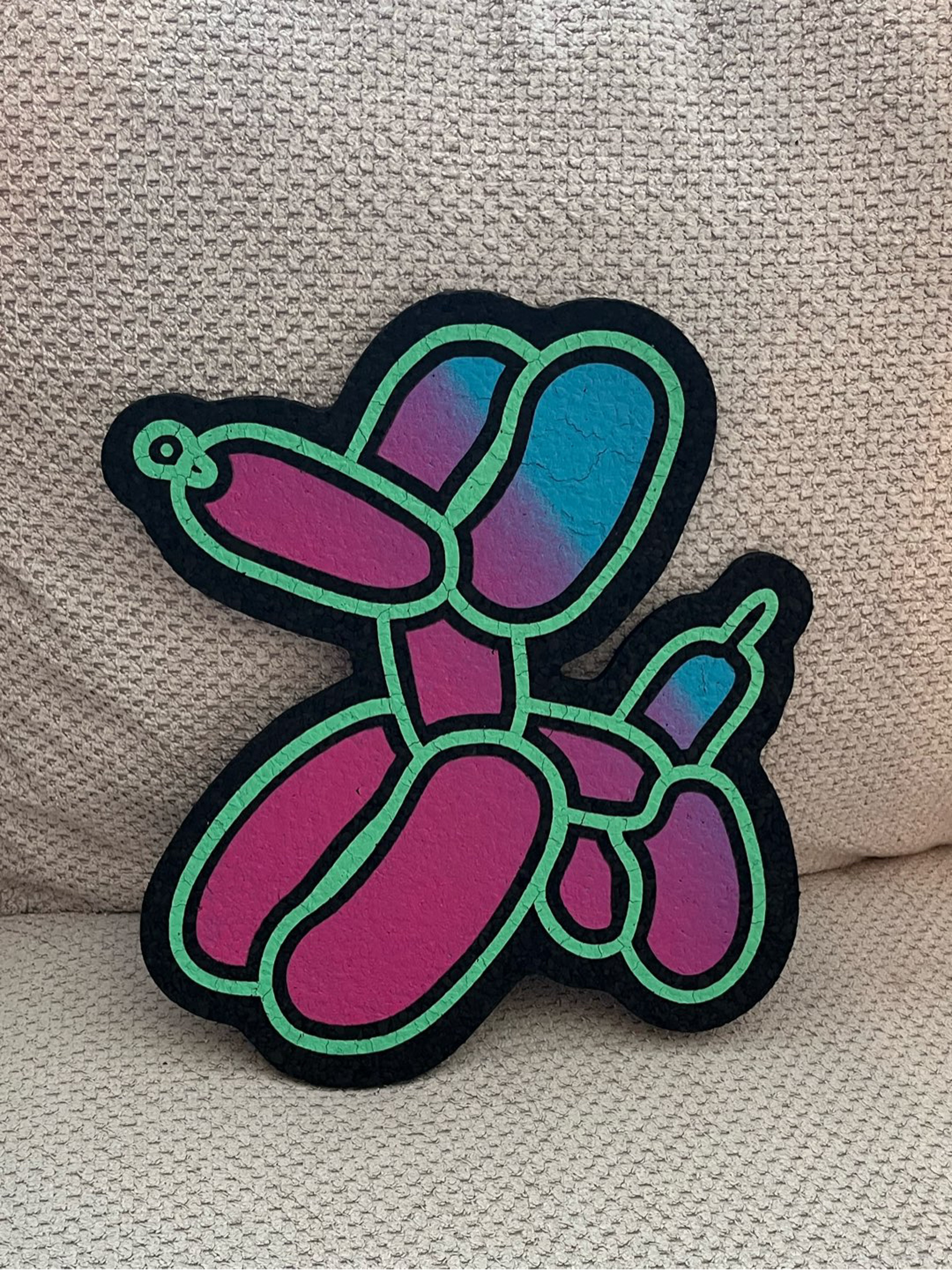 Preview pic of UV Gradient Ballon Dog Mat by Blitzkreiga x Moodmats