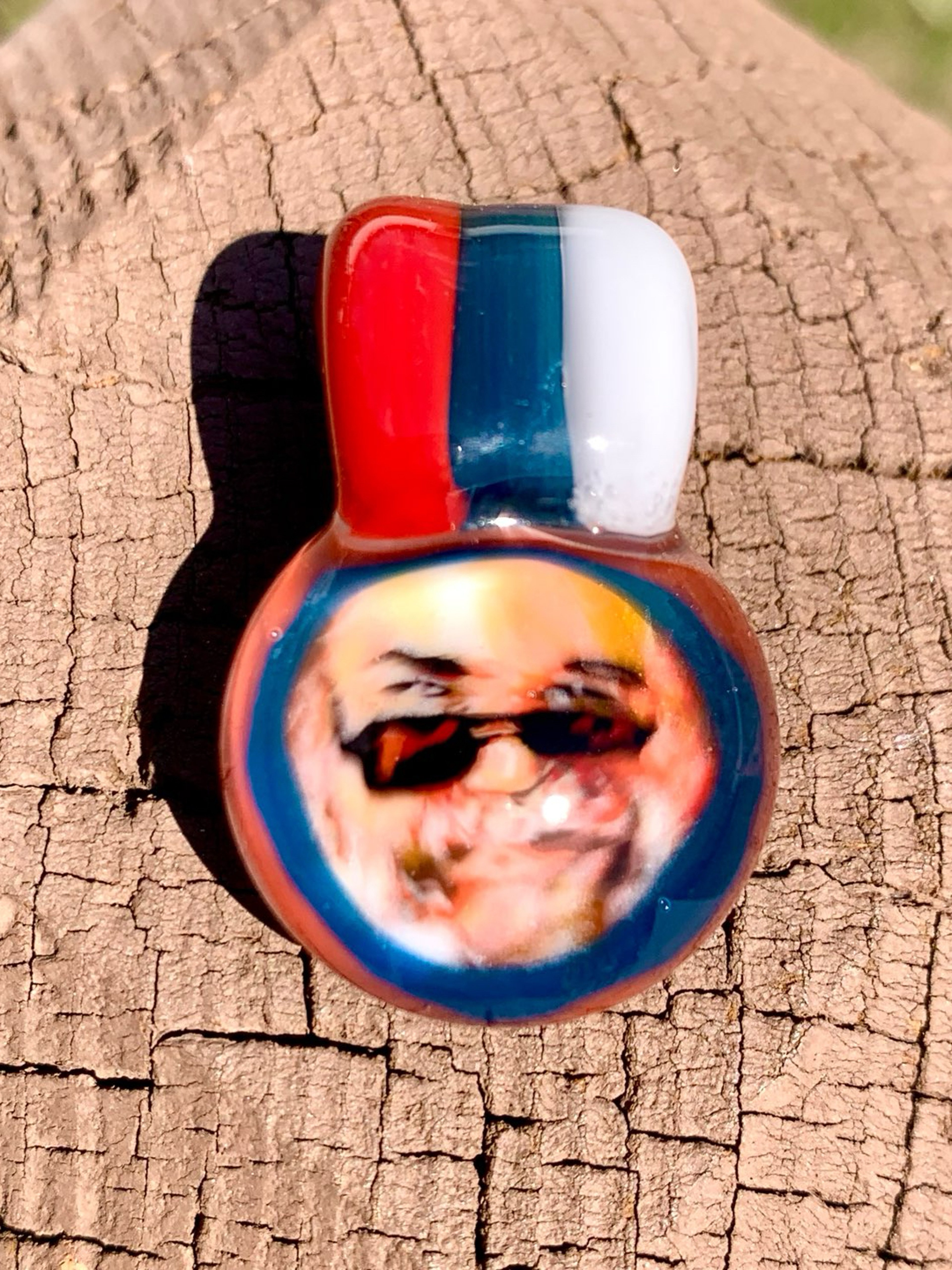 Preview pic of Slick Rick Grateful Dead Jerry Garcia Mille Pendant