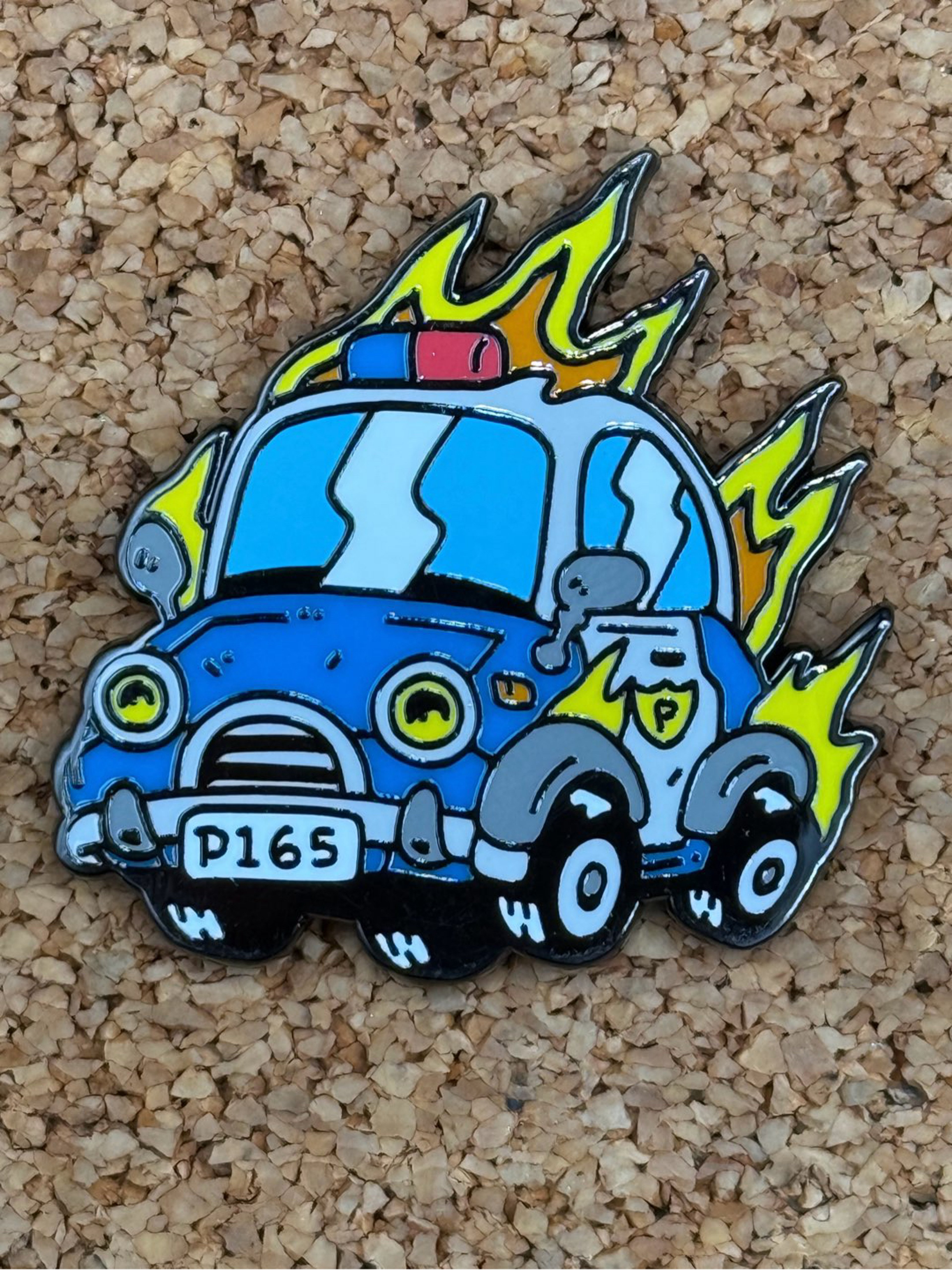 Preview pic of Cop car pin