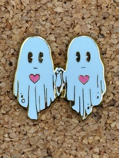 Preview pic of Ghost friends pin