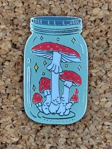 Preview pic of Mushroom jar pin