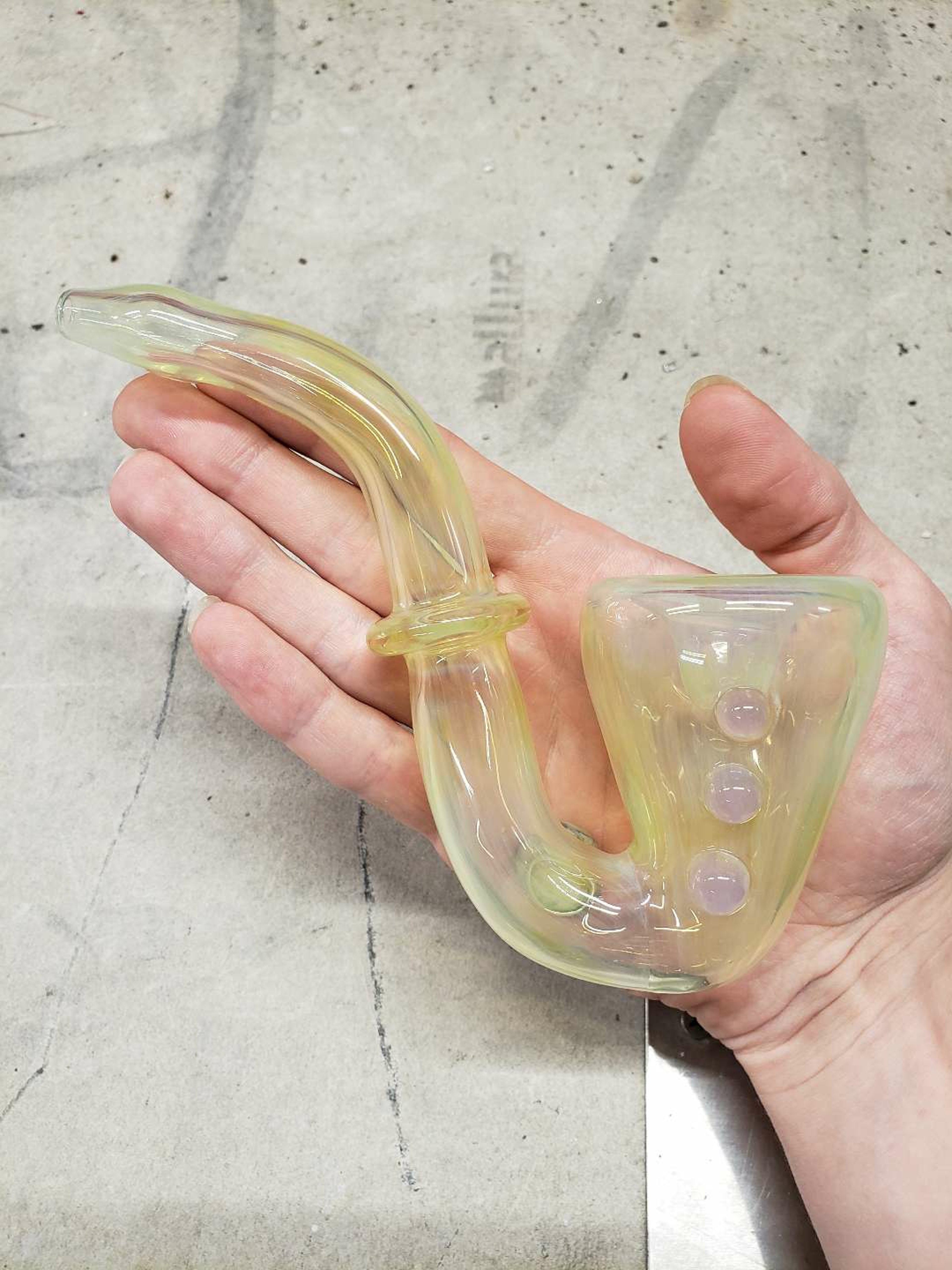 Preview pic of Sherlock w/ marble attachment made by MWB Glass