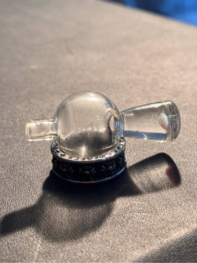 Preview pic of Clear Carb Cap With Encased Opal