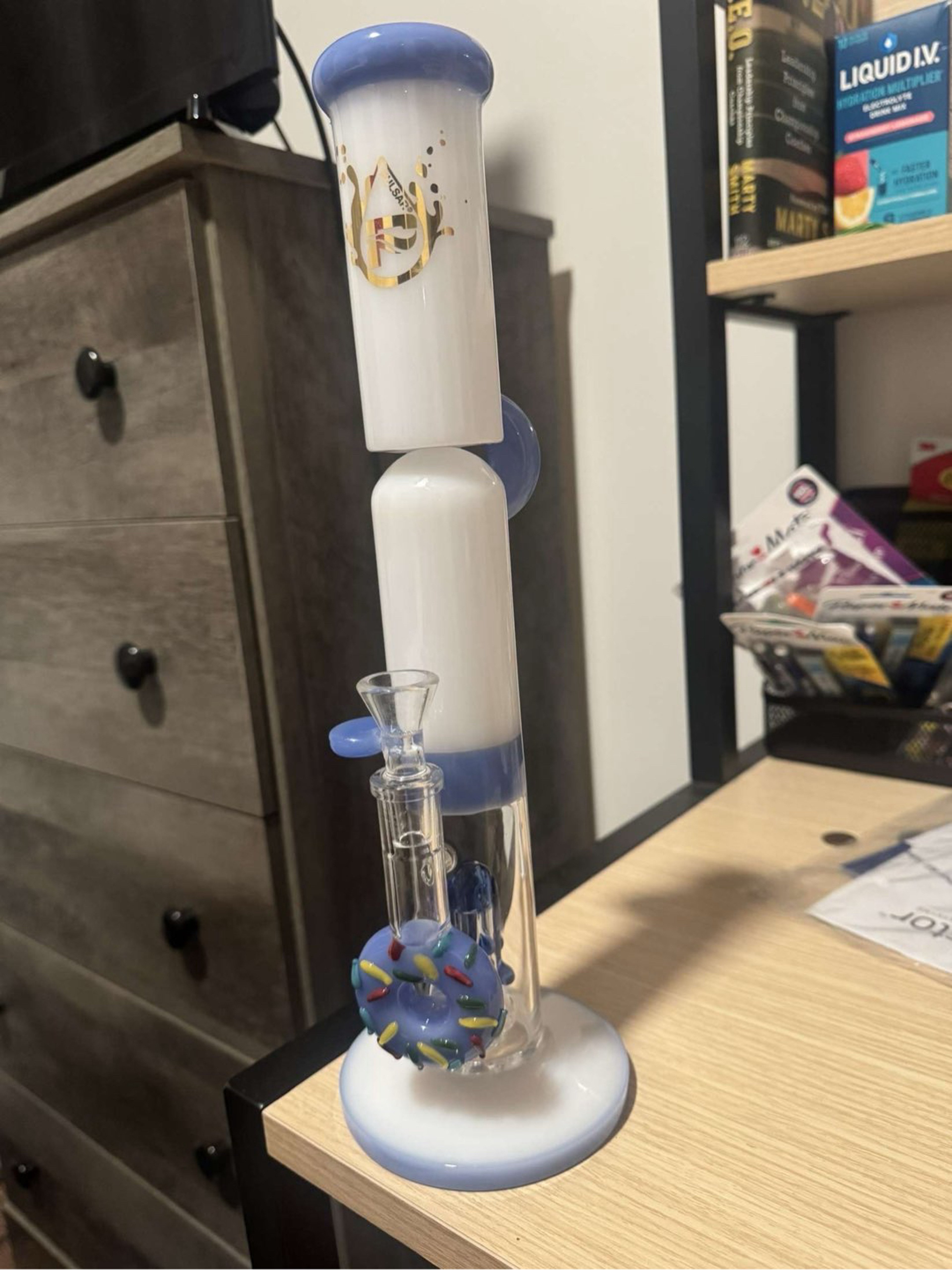Preview pic of Pulsar Go Nuts For Donuts Water Pipe 13.5"