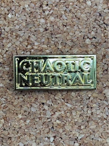 Preview pic of Chaotic neutral pin