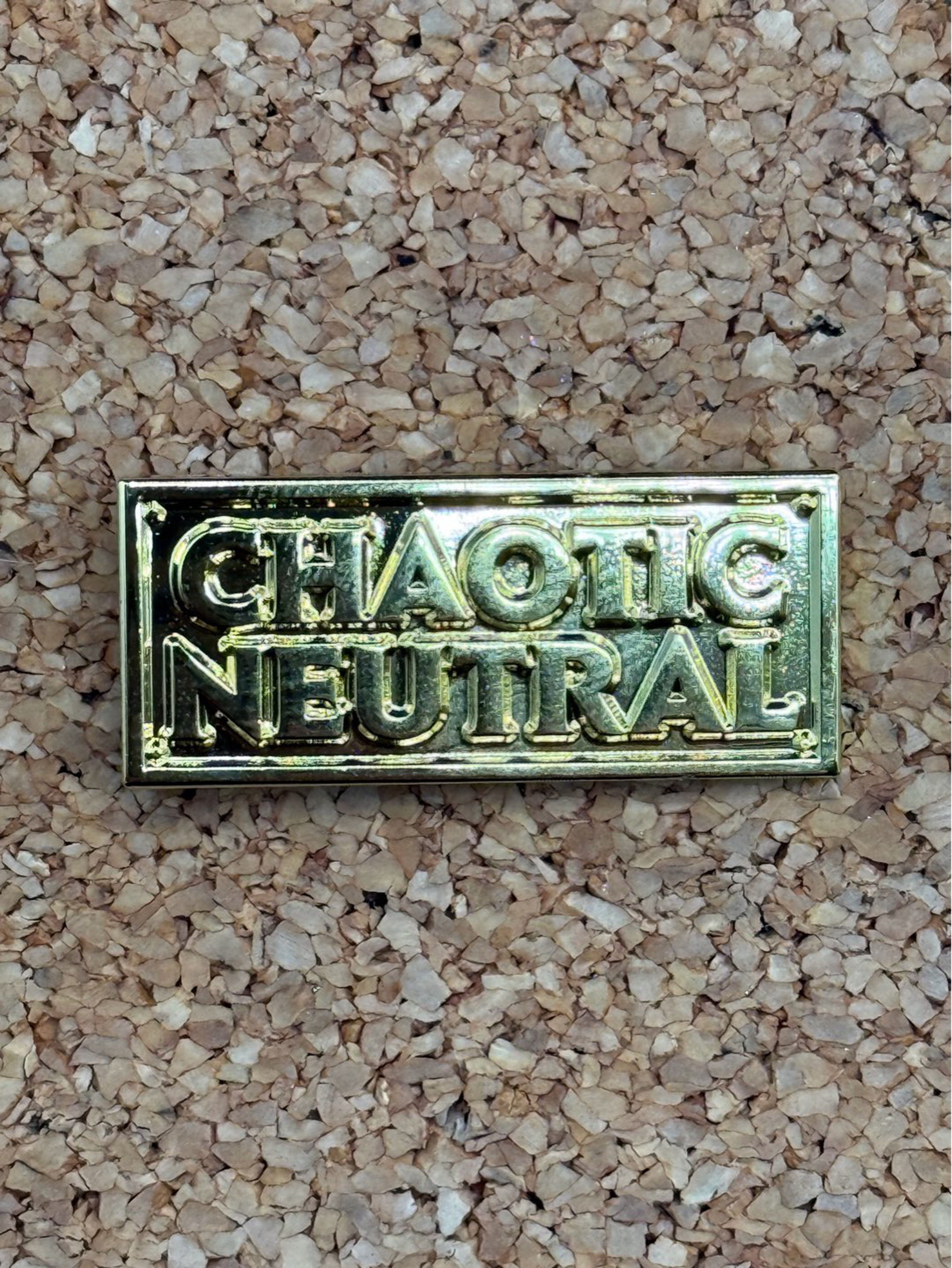 Preview pic of Chaotic neutral pin