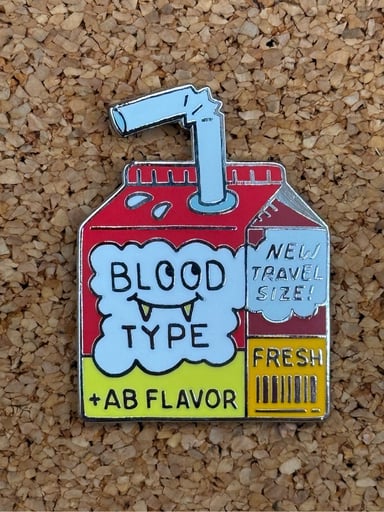 Preview pic of Blood type juice pin