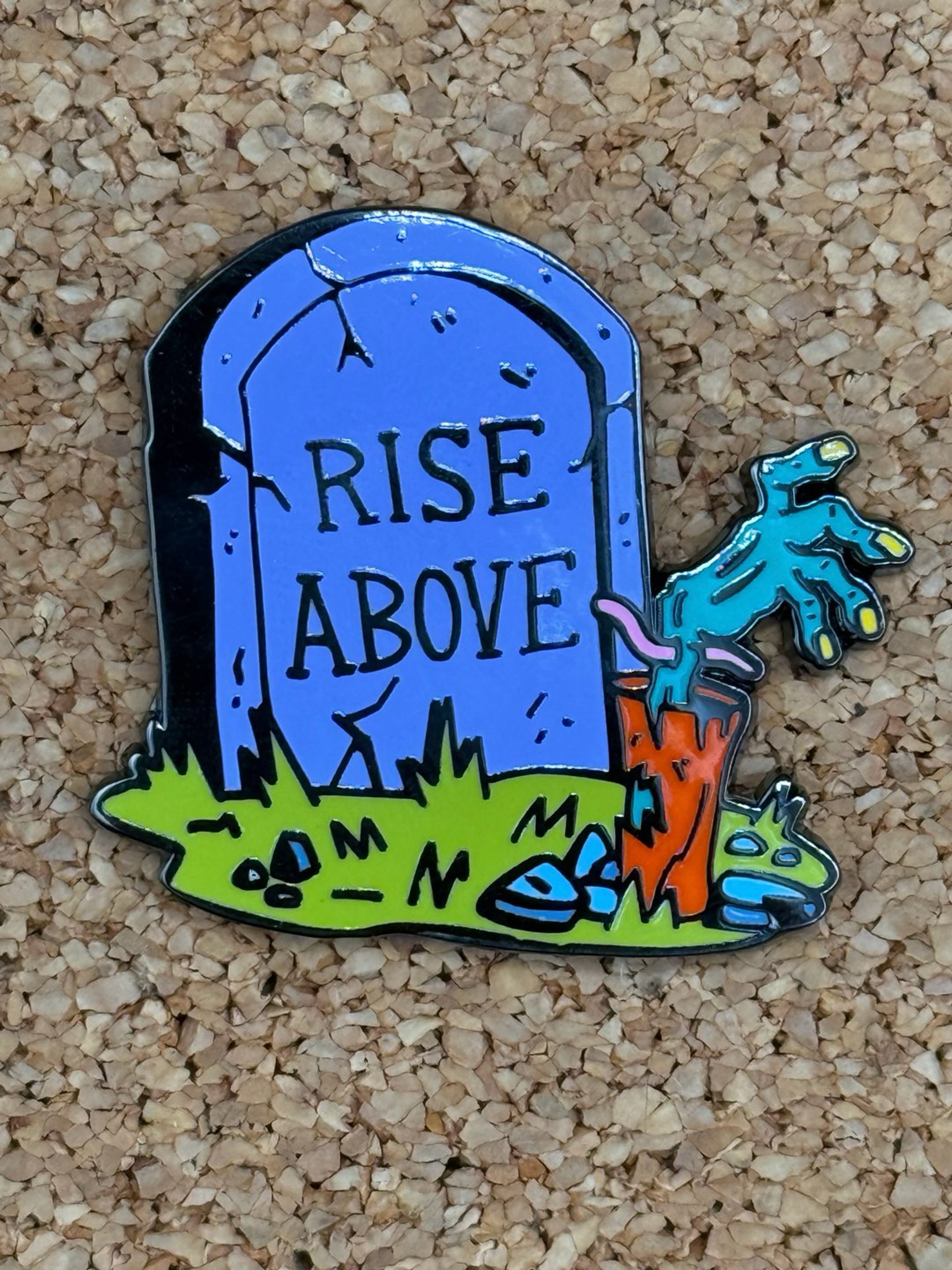 Rise above pin image 0