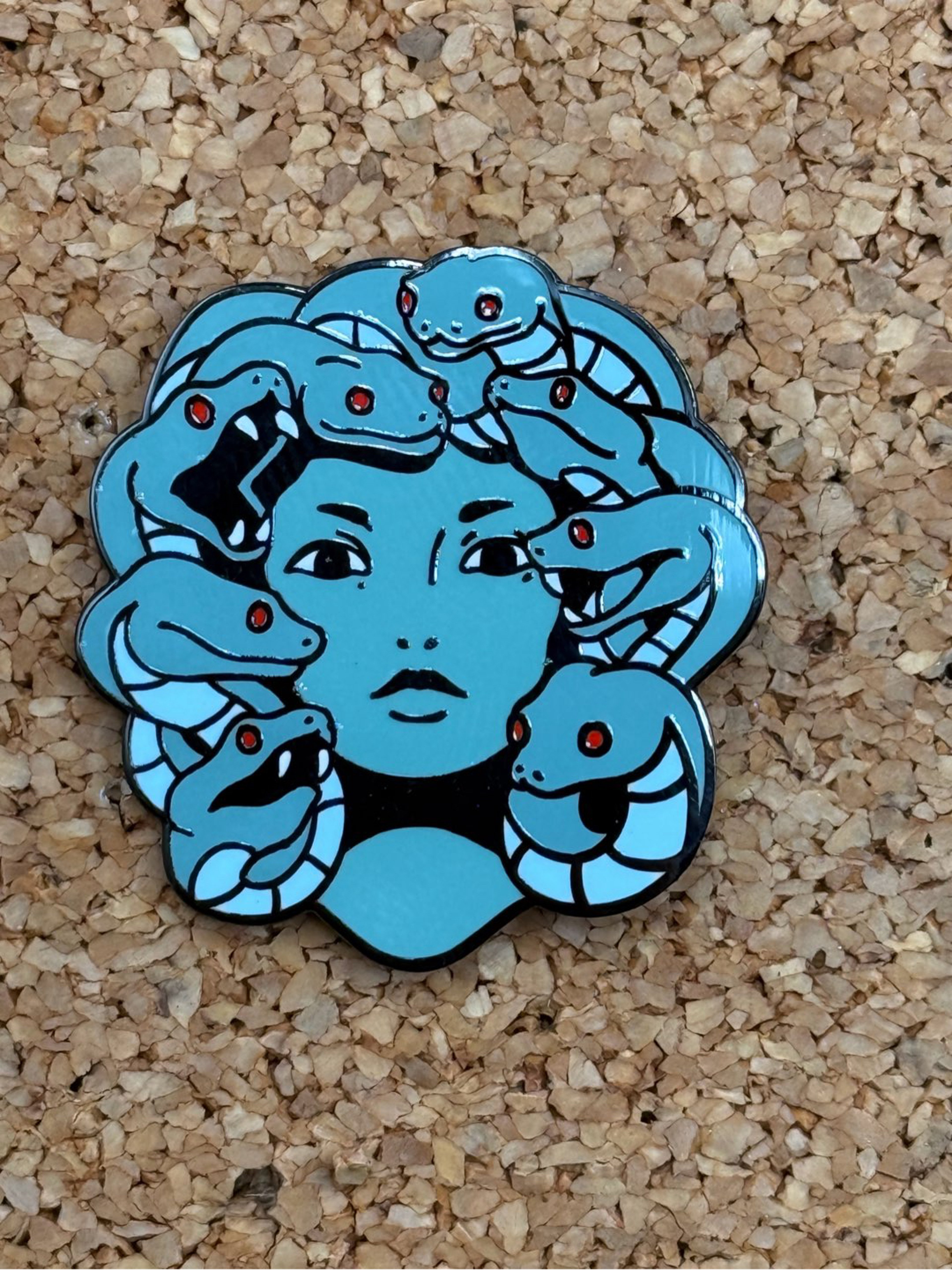 Preview pic of Medusa pin