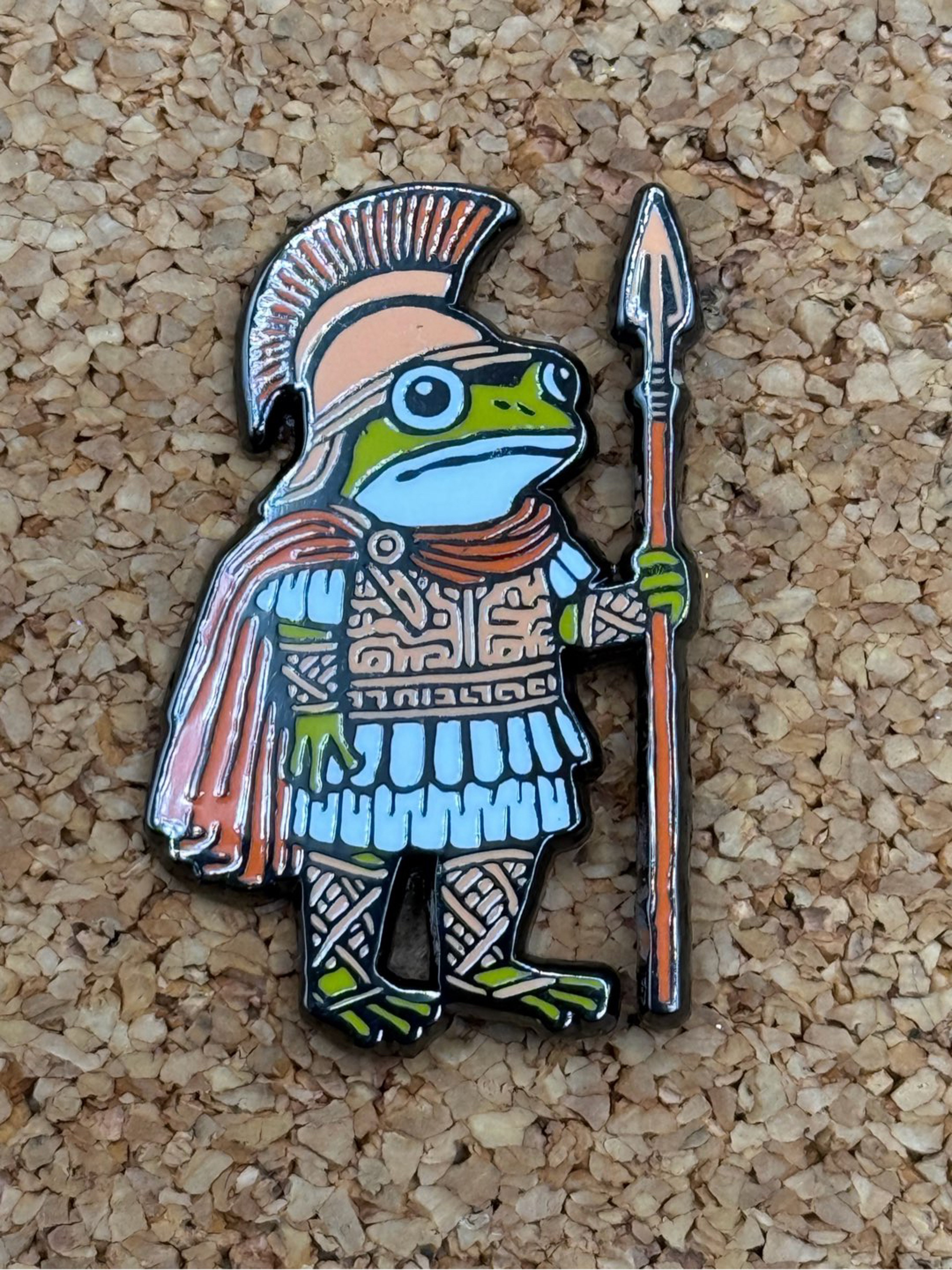Preview pic of Roman frog pin