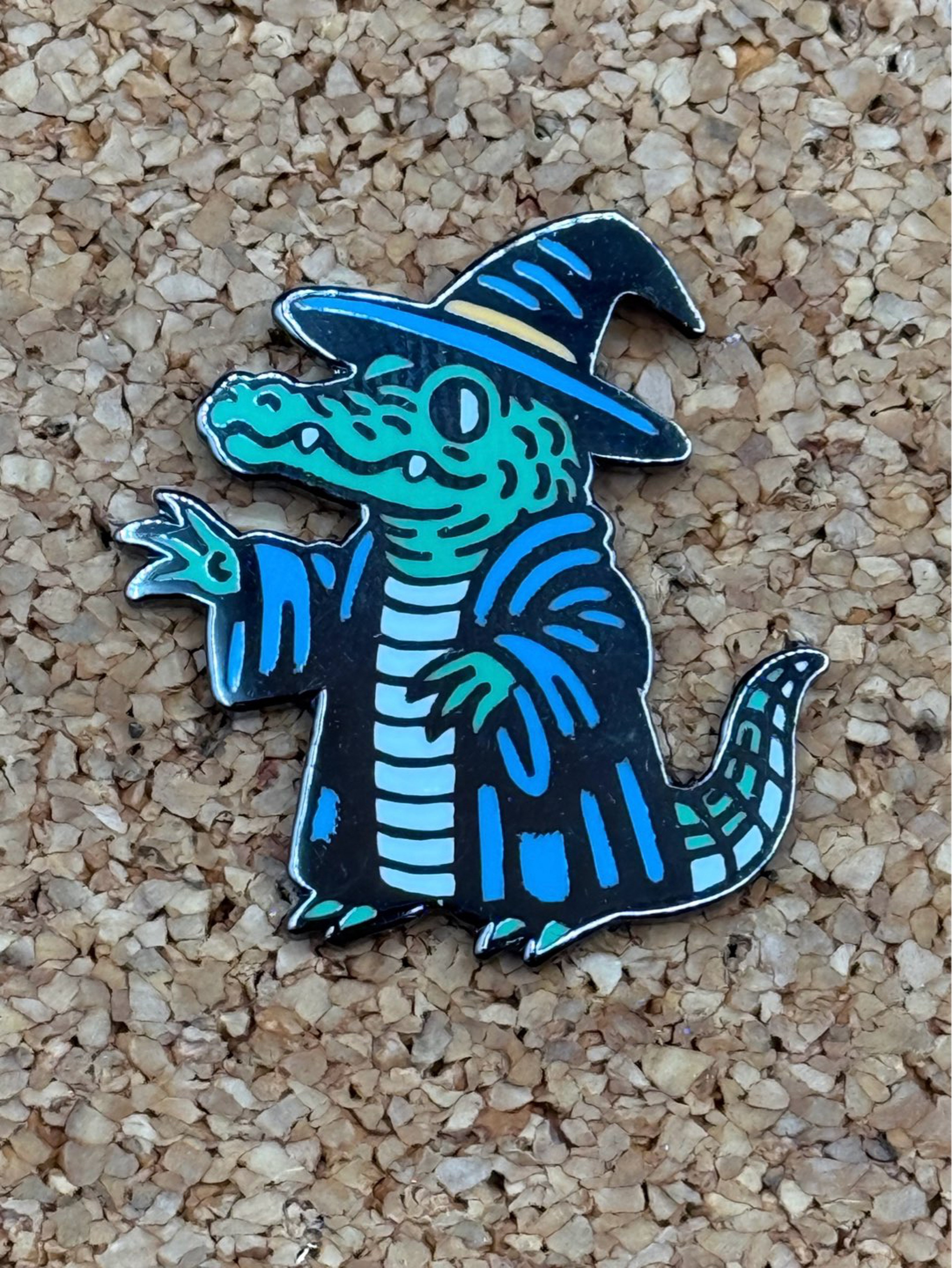 Preview pic of Wizard gator pin