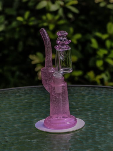 Preview pic of Emerald OG Pink Bubbler W/carb cab 10mm