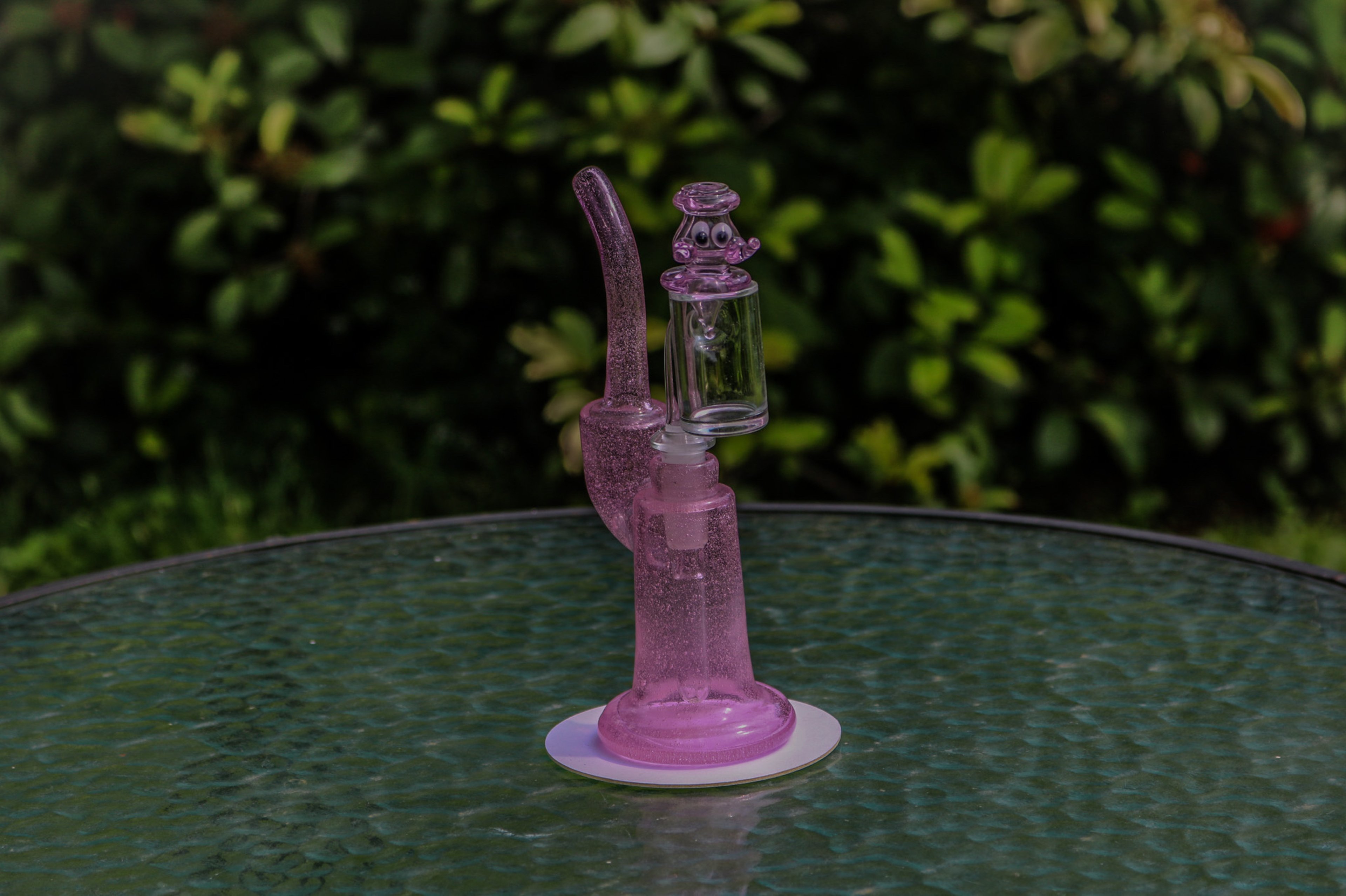 Preview pic of Emerald OG Pink Bubbler W/carb cab 10mm
