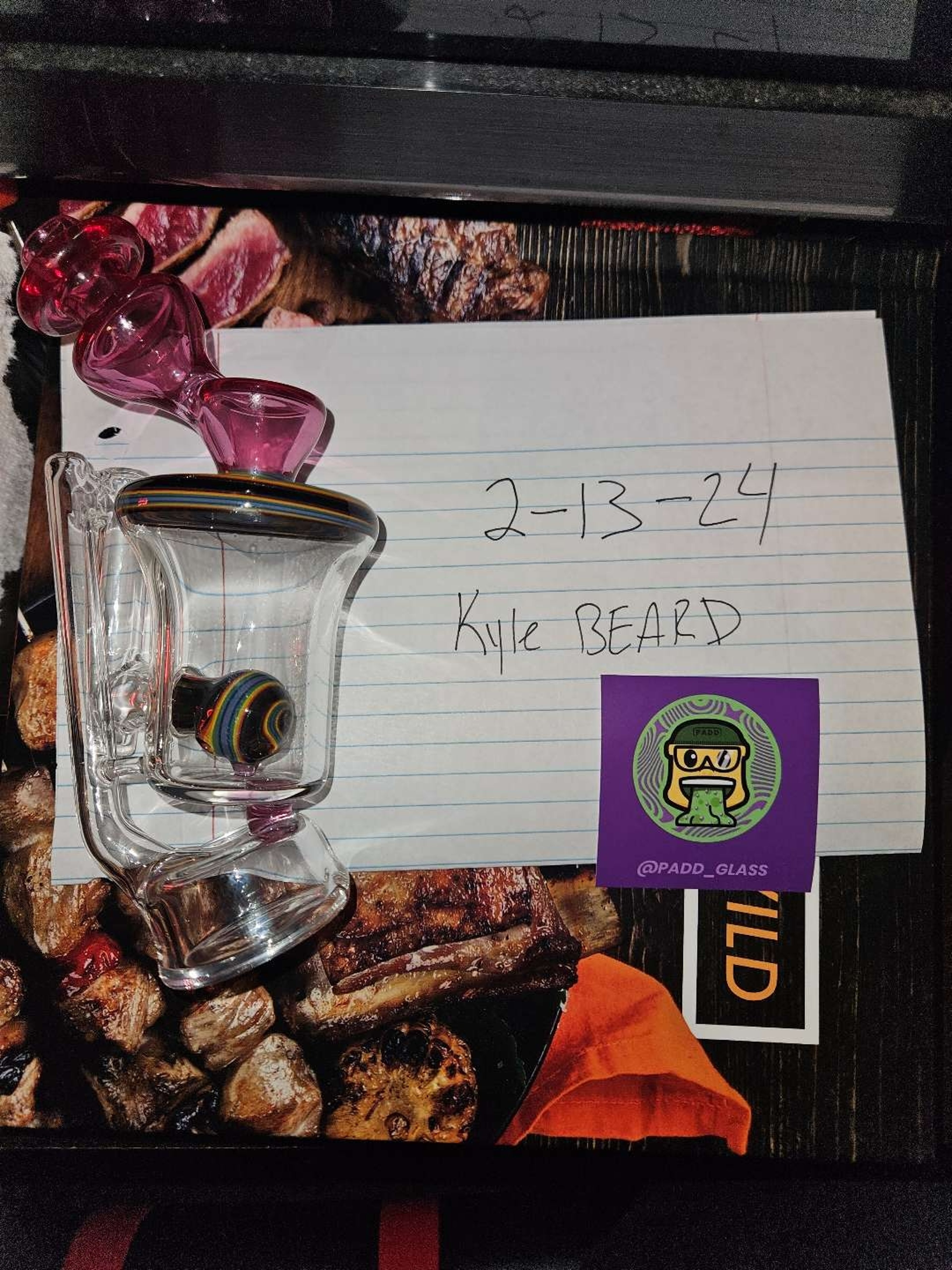 Preview pic of Padd glass bubbler