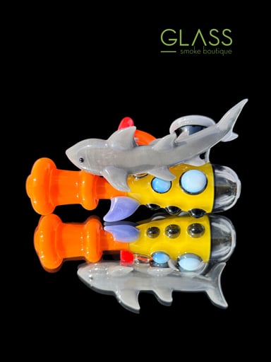 Preview pic of Yellow Submarine Pipe with Shark