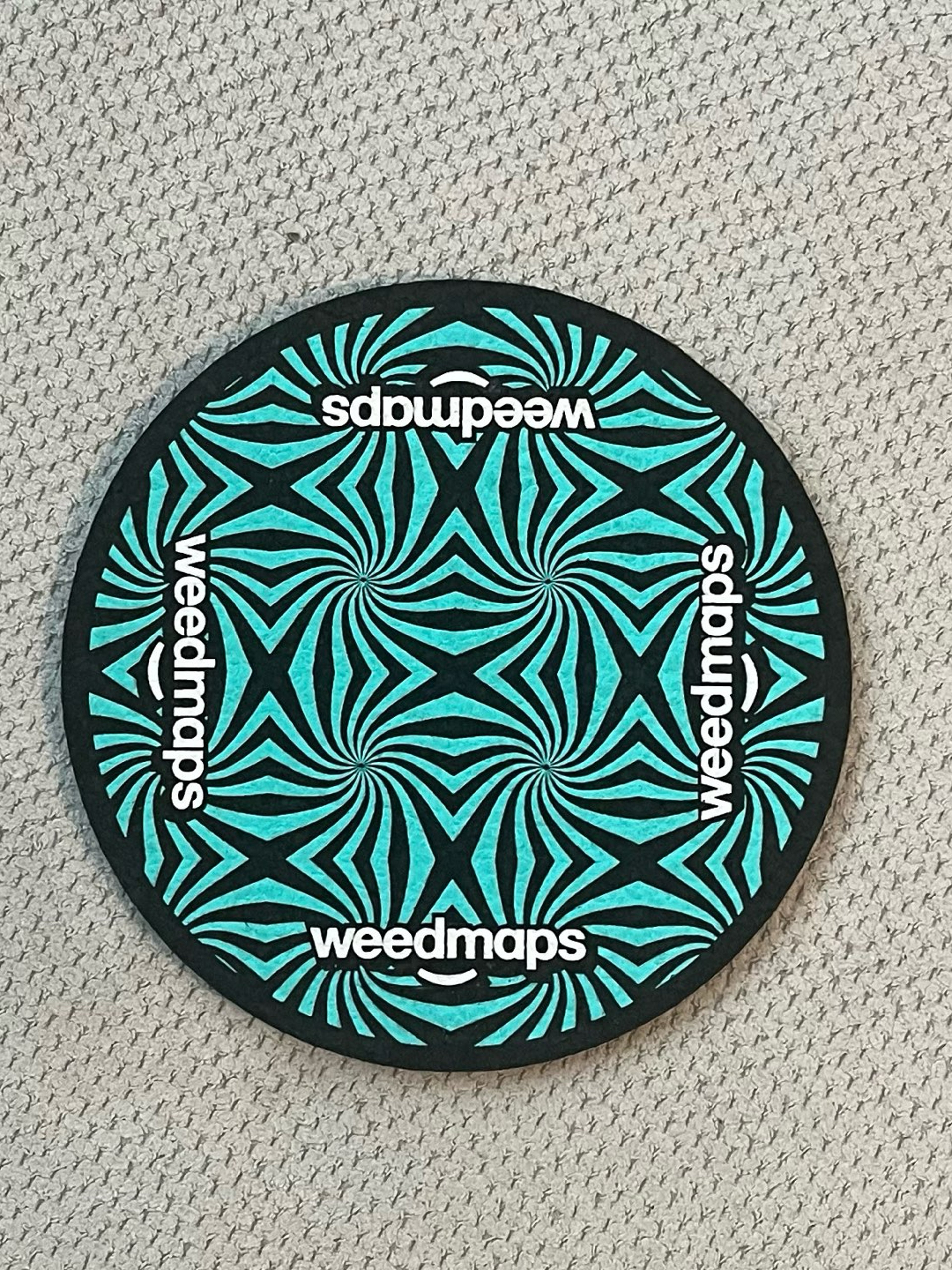 We.edmaps 8” Round Mat by Moodmats x We.edmaps image 0