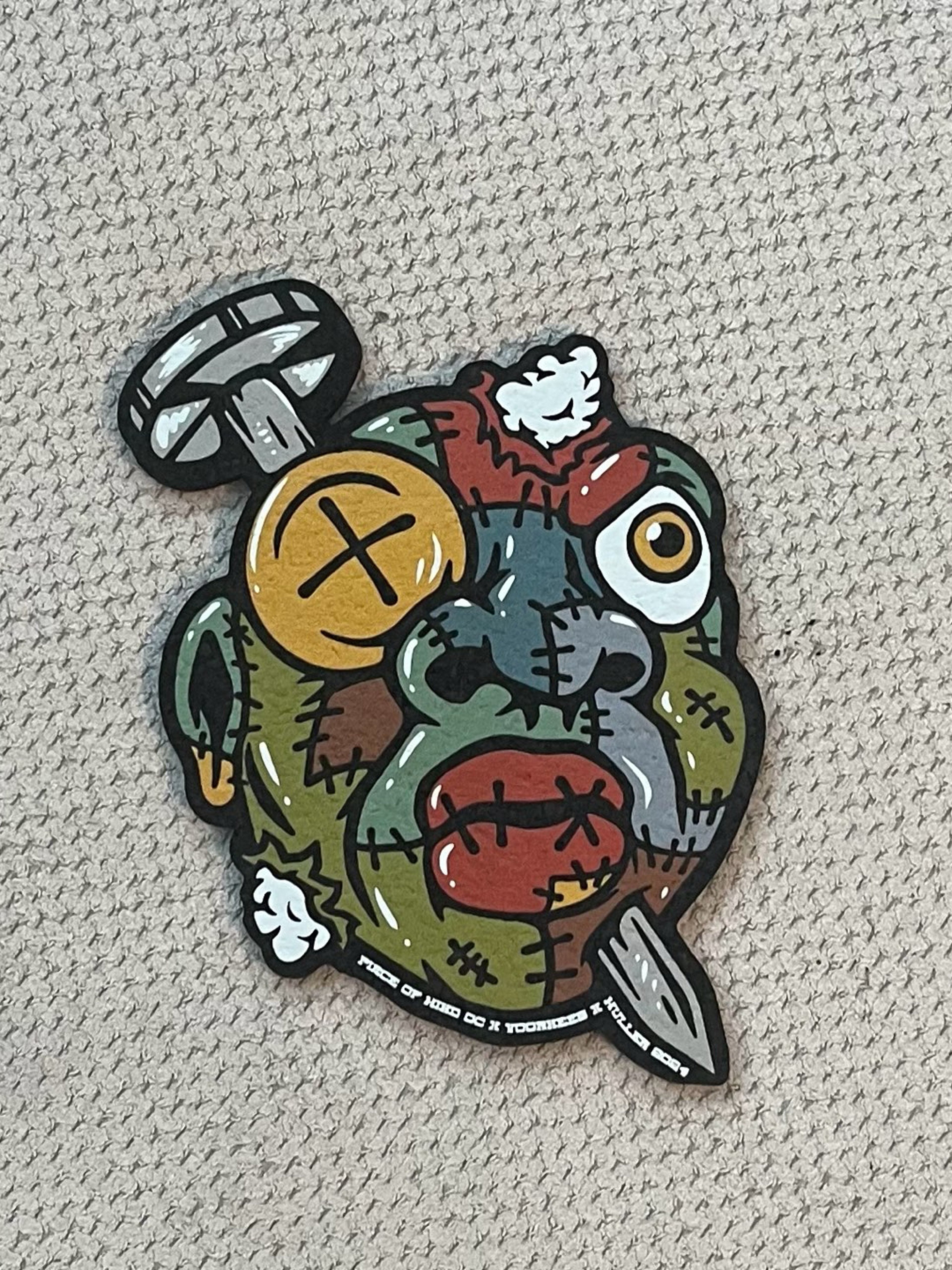 Preview pic of Voodoo Pin Head 8” Mat by Moodmats x Danger Visual x Mr Voorhees x Muller