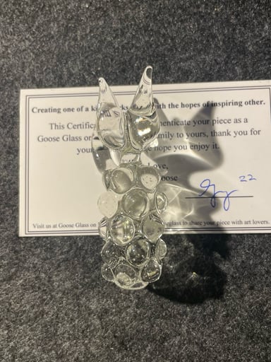 Preview pic of Goose Glass Pineapple Pendant