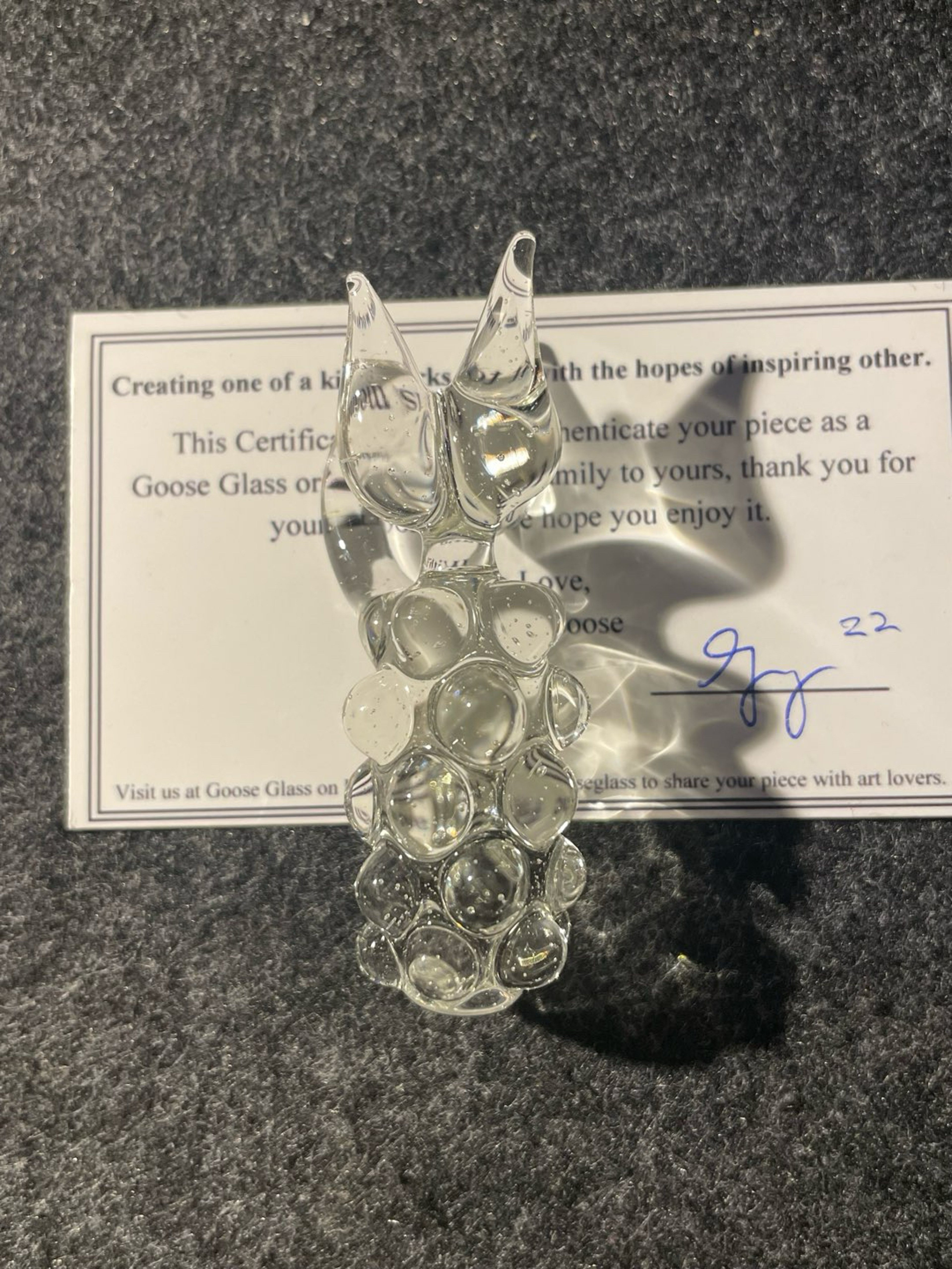 Goose Glass Pineapple Pendant image 0
