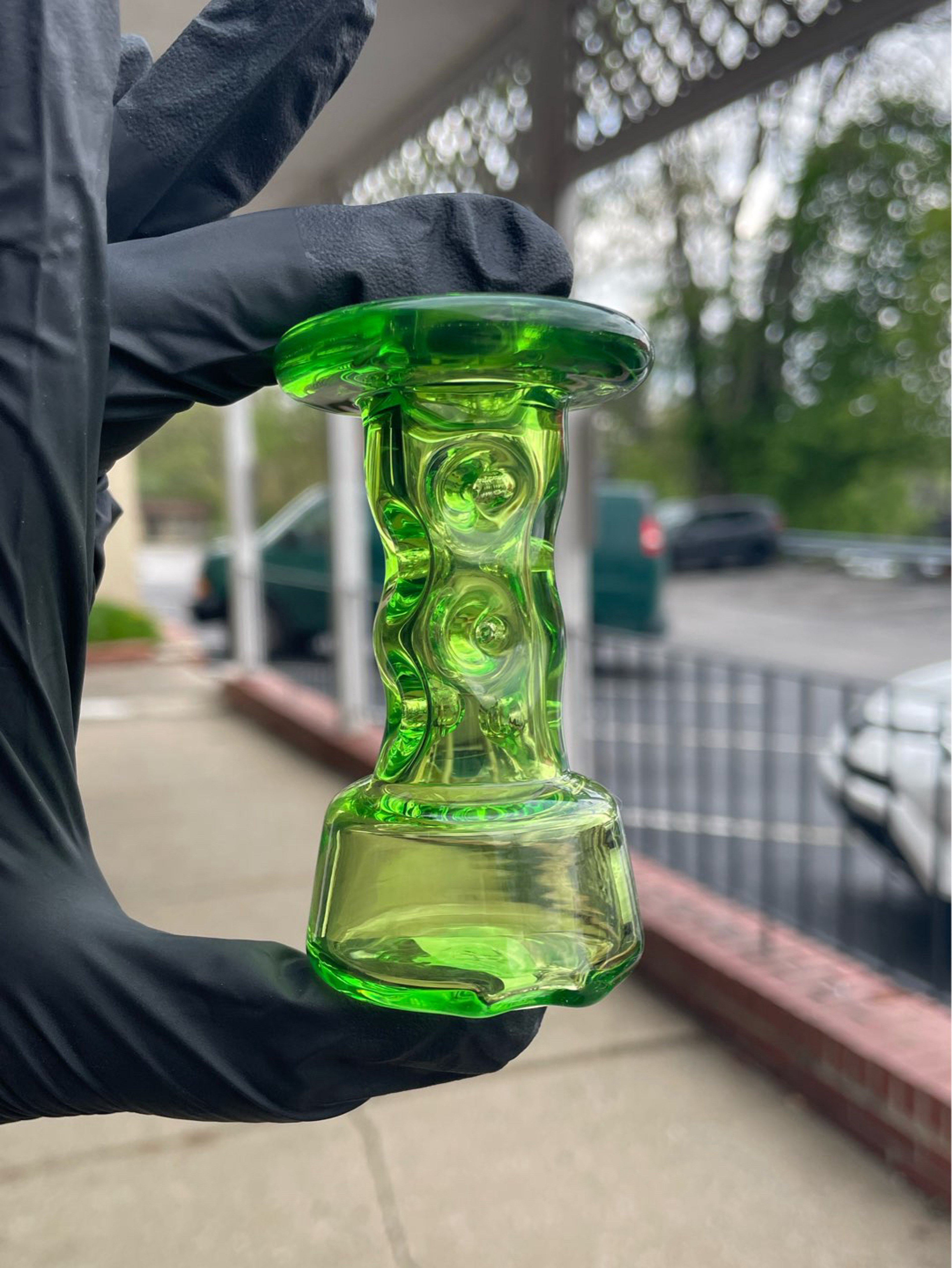 Preview pic of Durin Glass Import Color Dry Cooling Tower Transparent Green