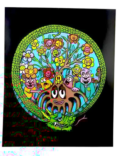 Preview pic of Trevy Metal "Around About" Print
