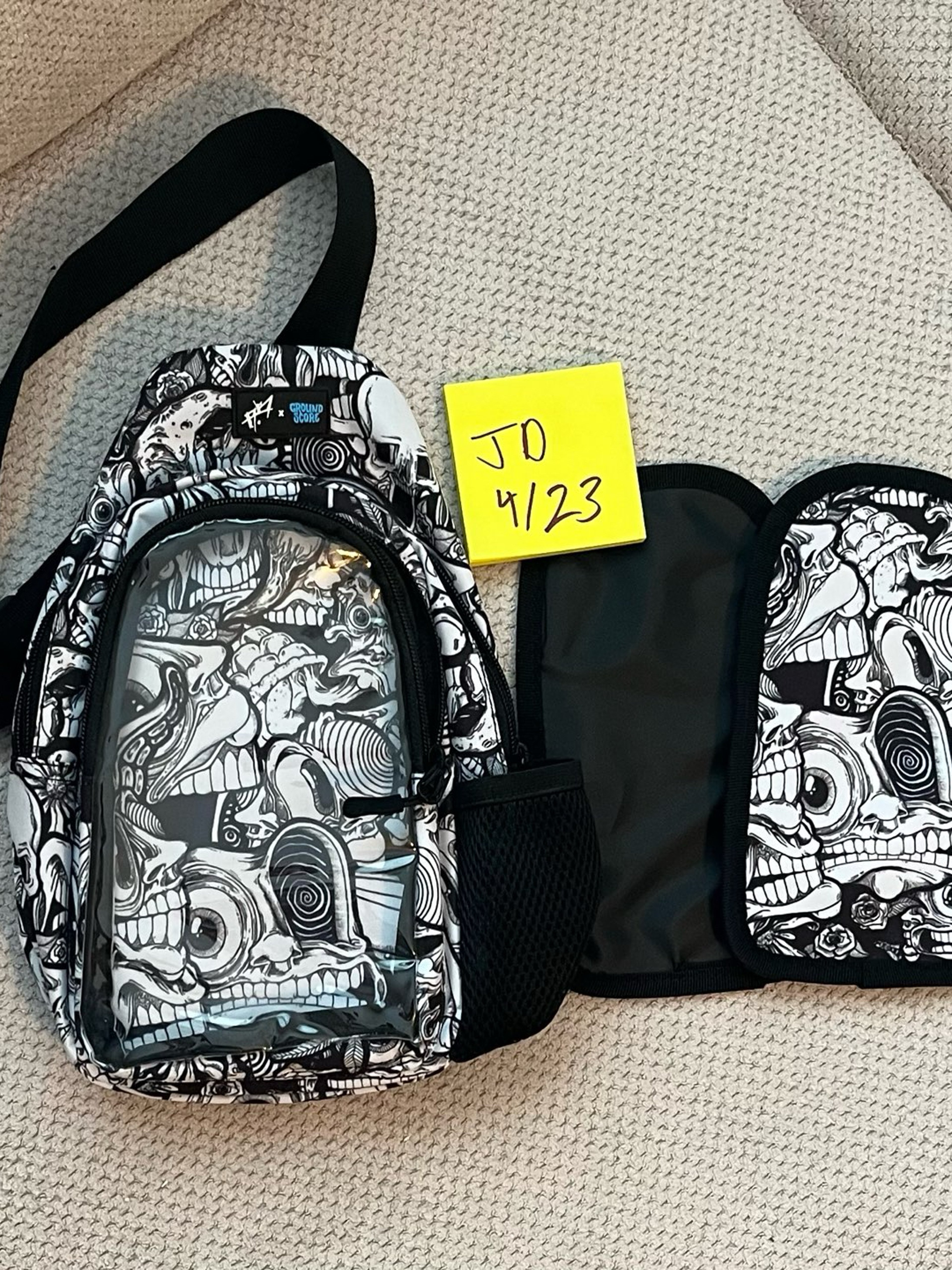 Preview pic of ITA Inkblot Crossbody Bag by Aaron Brooks (abrooksart) x My Ground Score