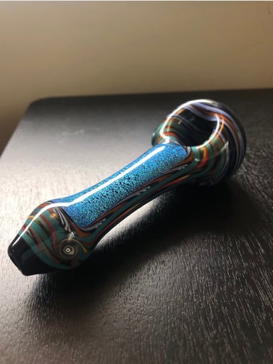 Preview pic of Lab Rat Glass Dichro and Canework Spoon