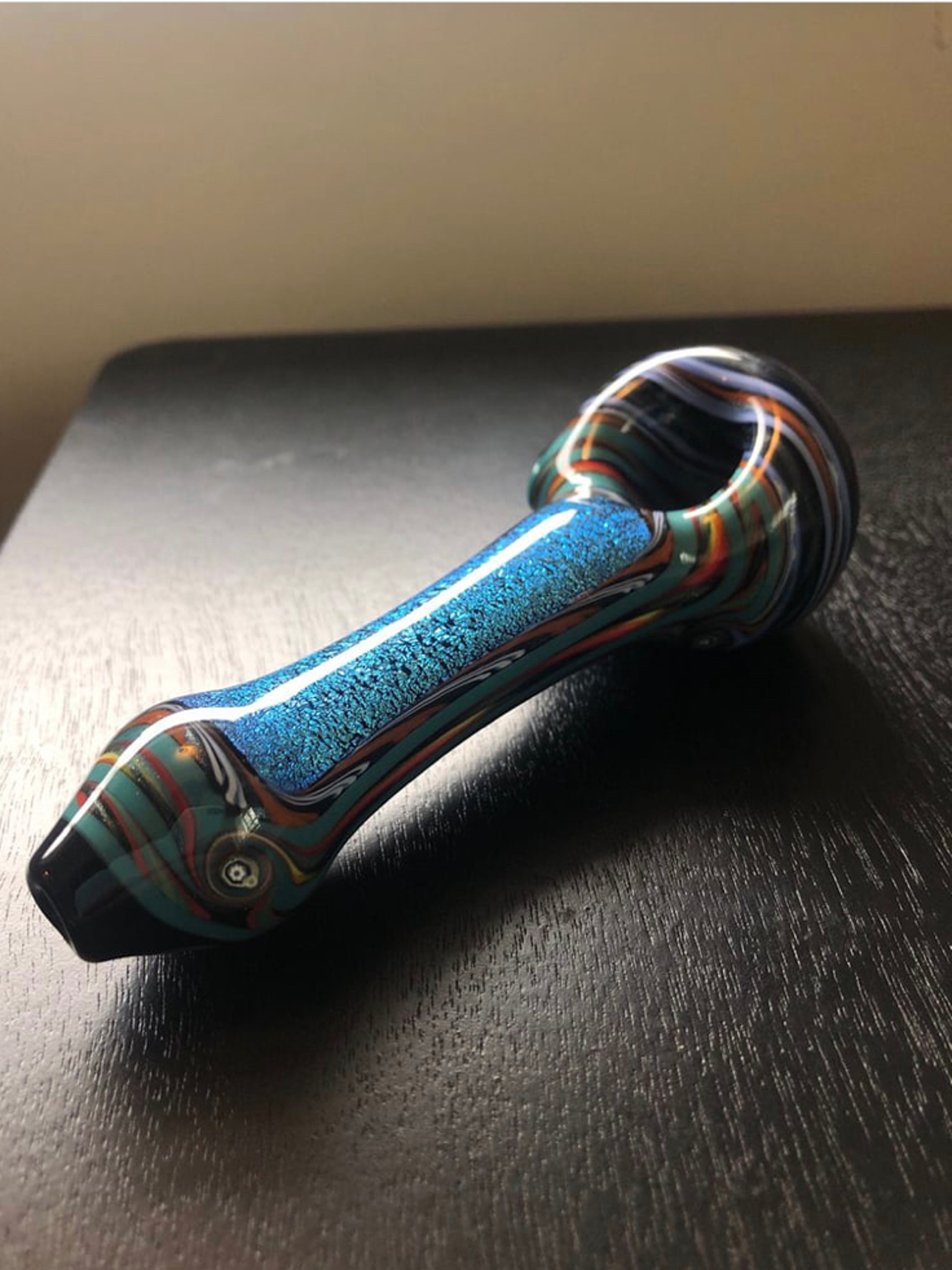 Preview pic of Lab Rat Glass Dichro and Canework Spoon