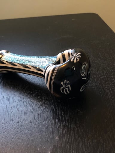 Preview pic of Lab Rat Glass Dichro and Canework Spoon
