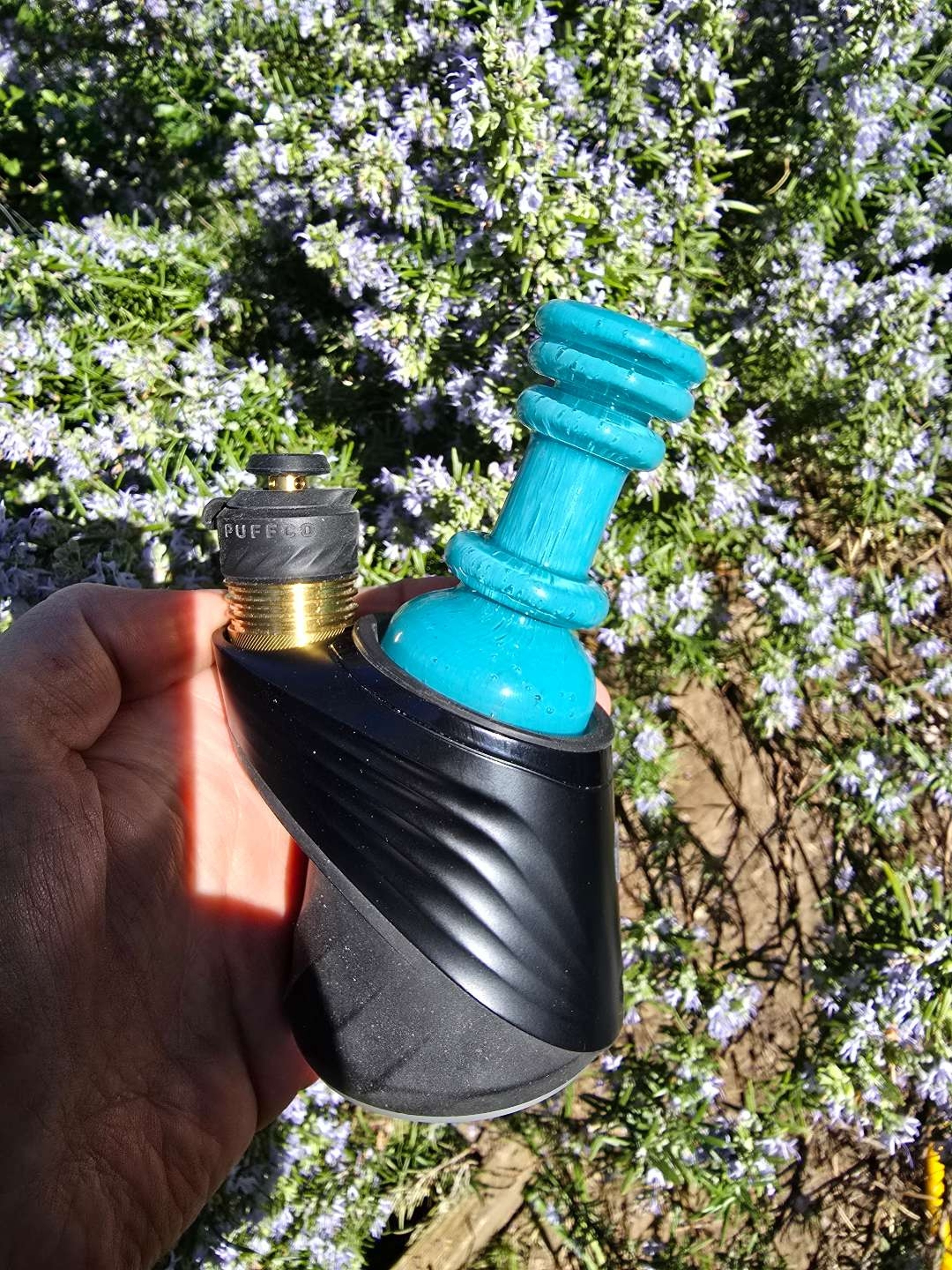 Preview pic of Opaque aqua puffco dry top