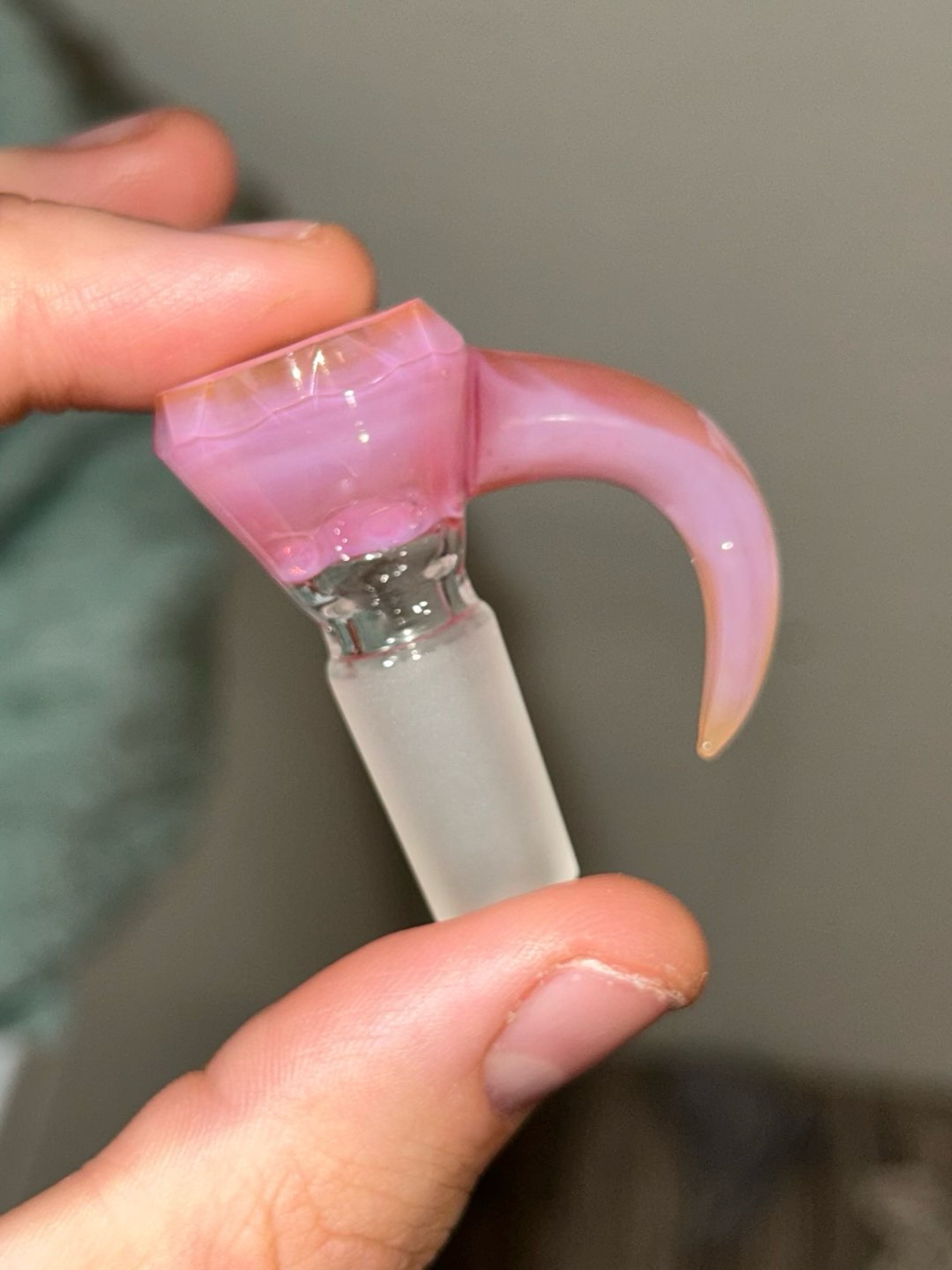 Welch Glass 14mm Faceted Slide image 0