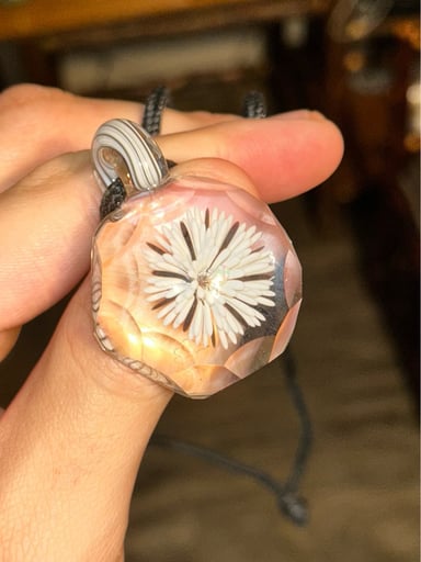 Preview pic of Om Glass x Boonie Glass pendant