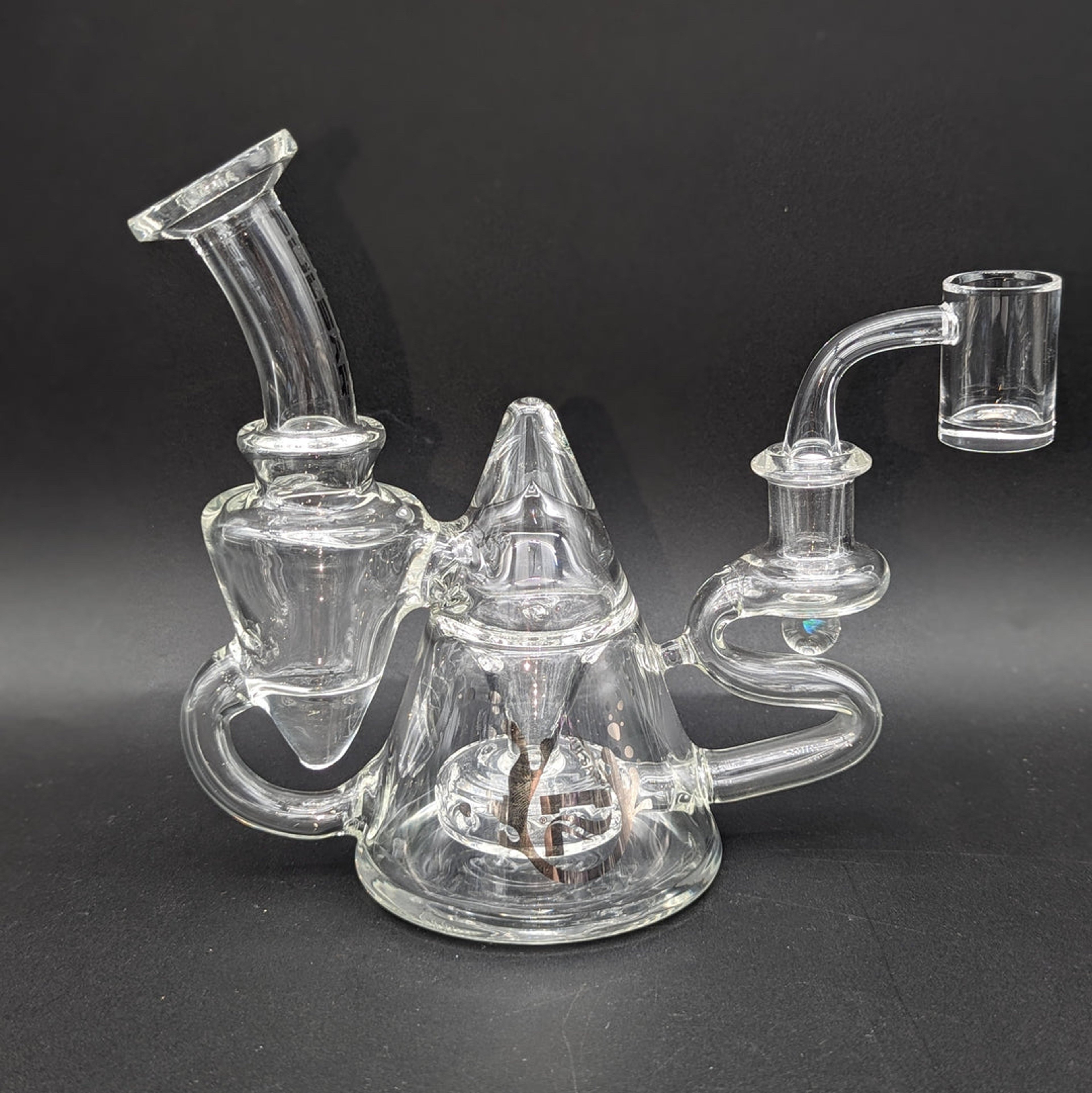 Preview pic of PULSAR TEA POT GLASS RECYCLER RIG