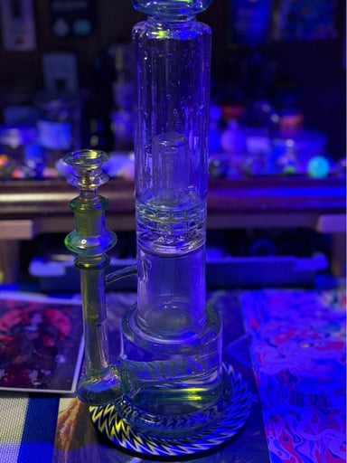 Preview pic of *HWY* 14” Illuminati Javelin 🛸 Twin In-Lines to a Reverse Shower Head 🛸