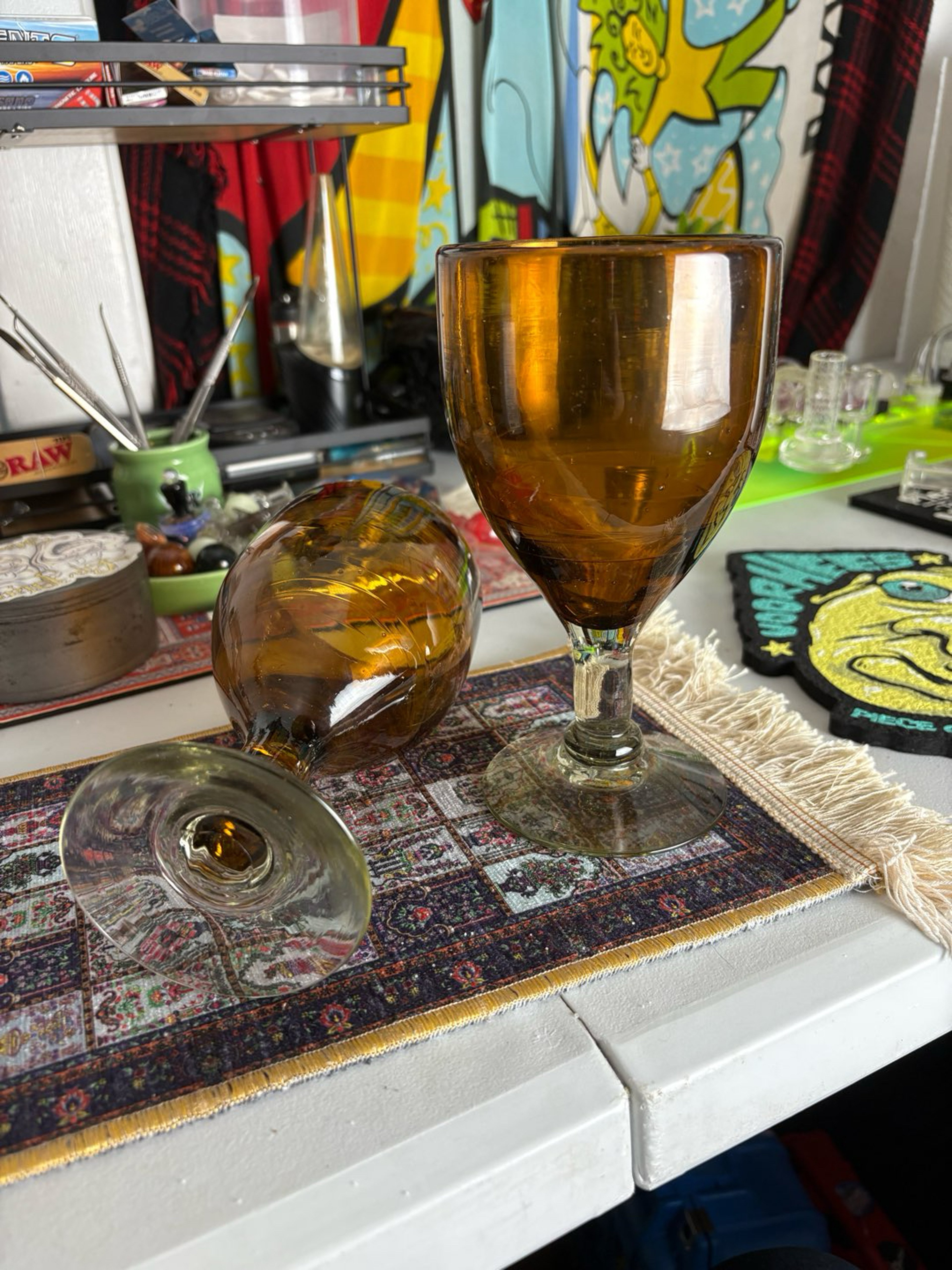 Preview pic of Hand blown Challace - HEADY*