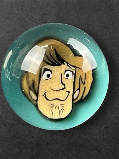 Preview pic of Keys Glass - Shaggy Marble Top