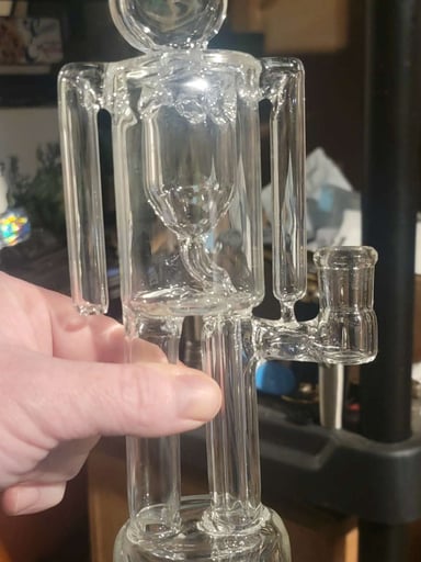 Preview pic of Hand blown glass/candle