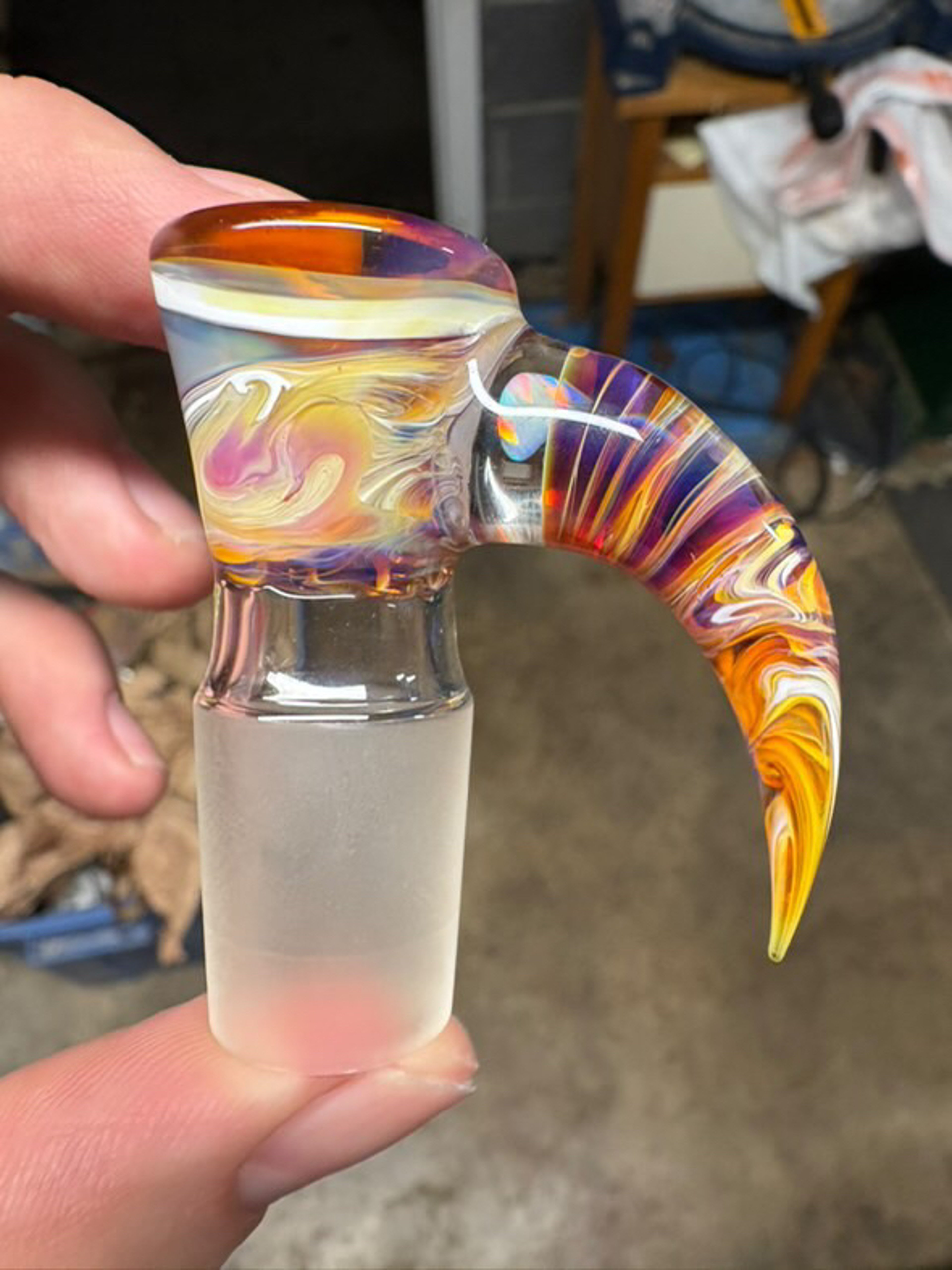 Preview pic of CHIPPED !!! Amber Purple 18mm